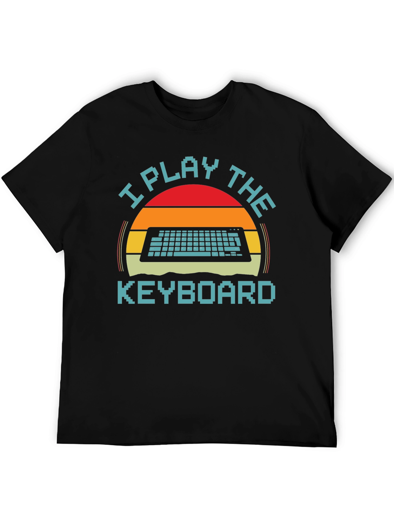I Play The Keyboard Graphic Tee - Retro Gamer Style