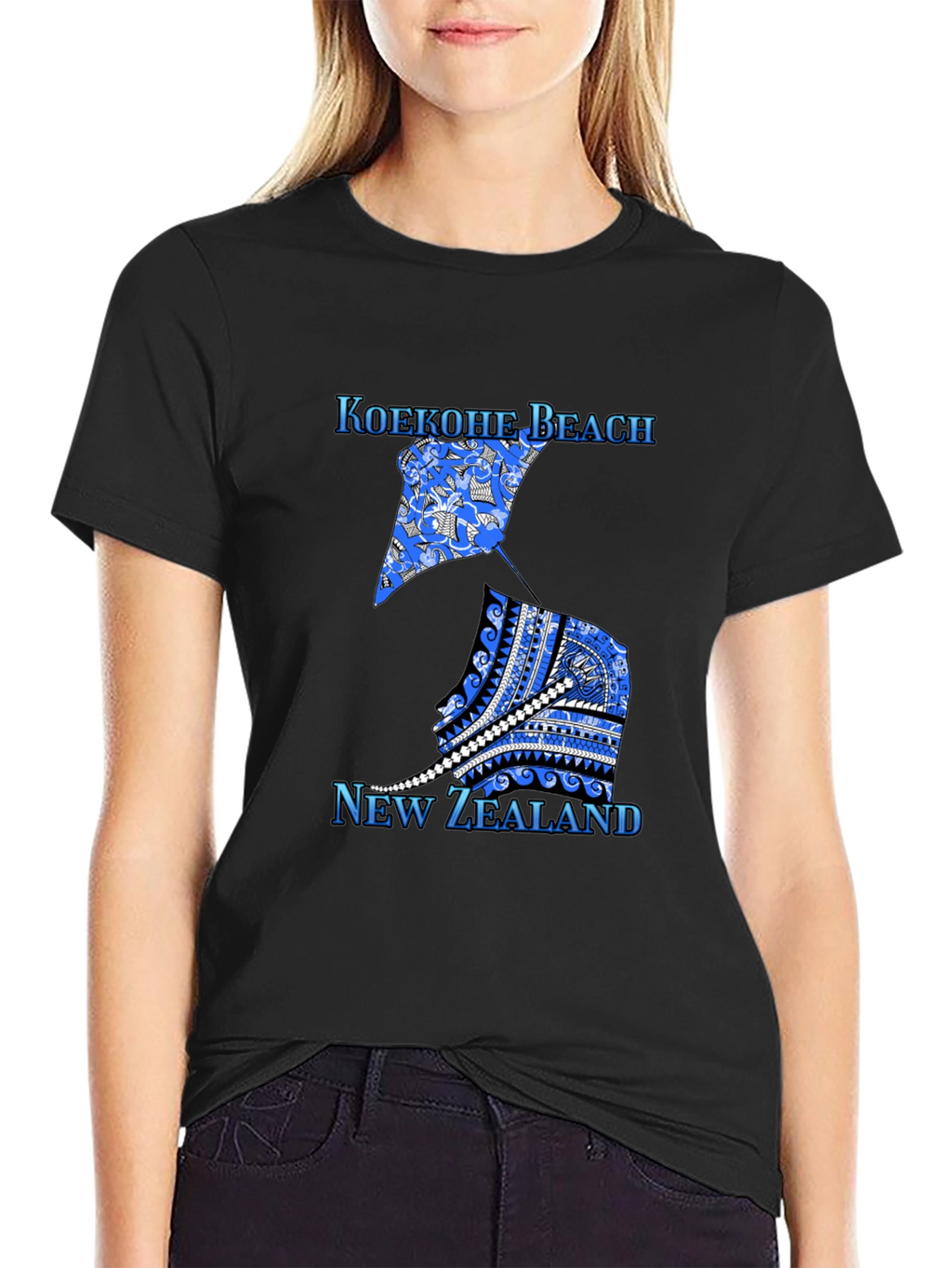 Koekohe Beach New Zealand Graphic Tee