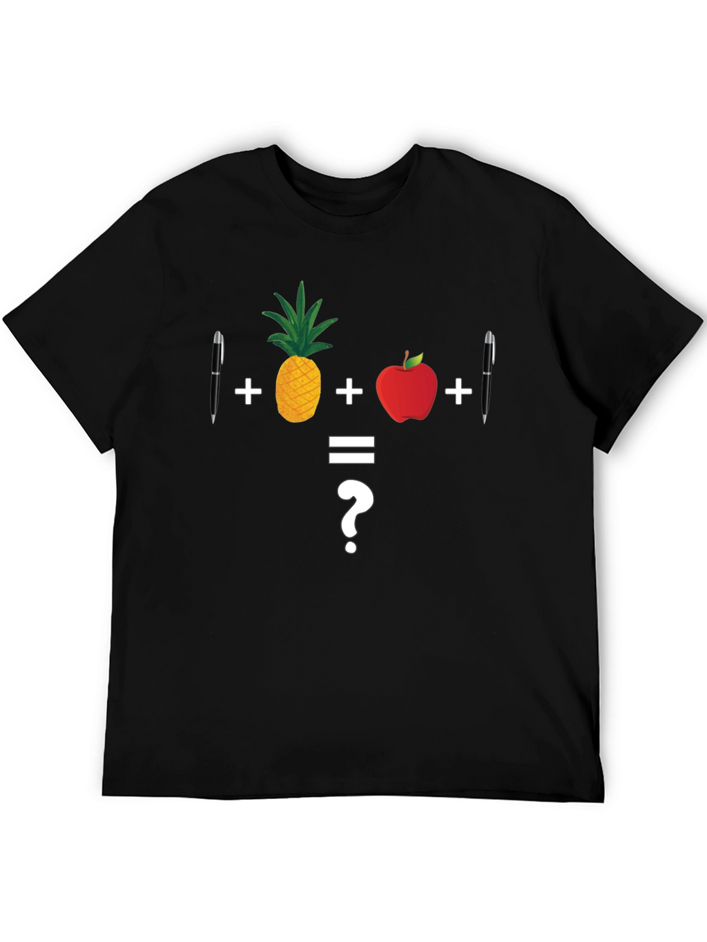 Math Joke T-Shirt: Pineapple Apple Pen