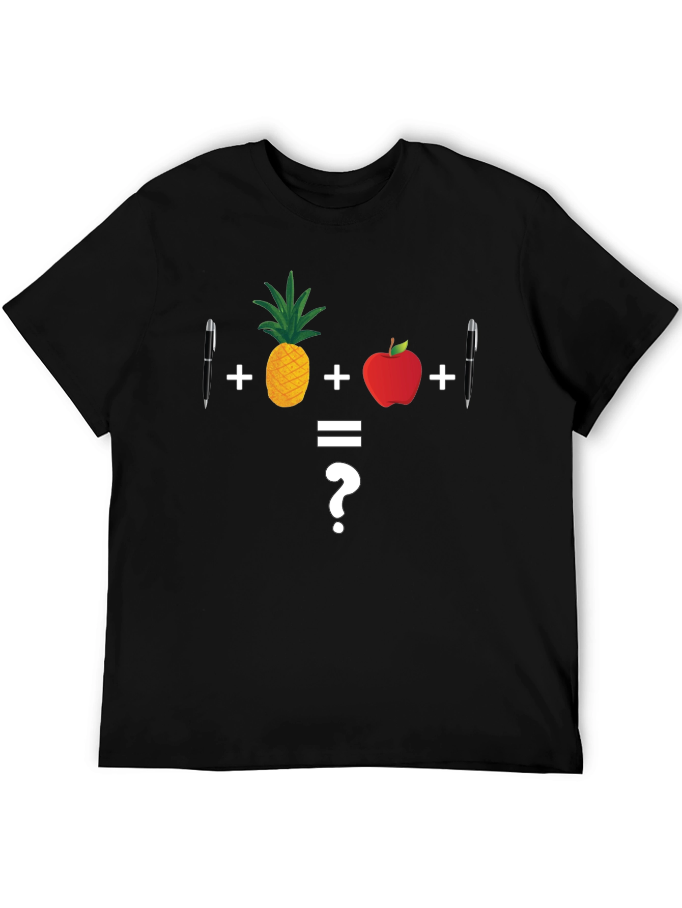 Math Joke T-Shirt: Pineapple Apple Pen