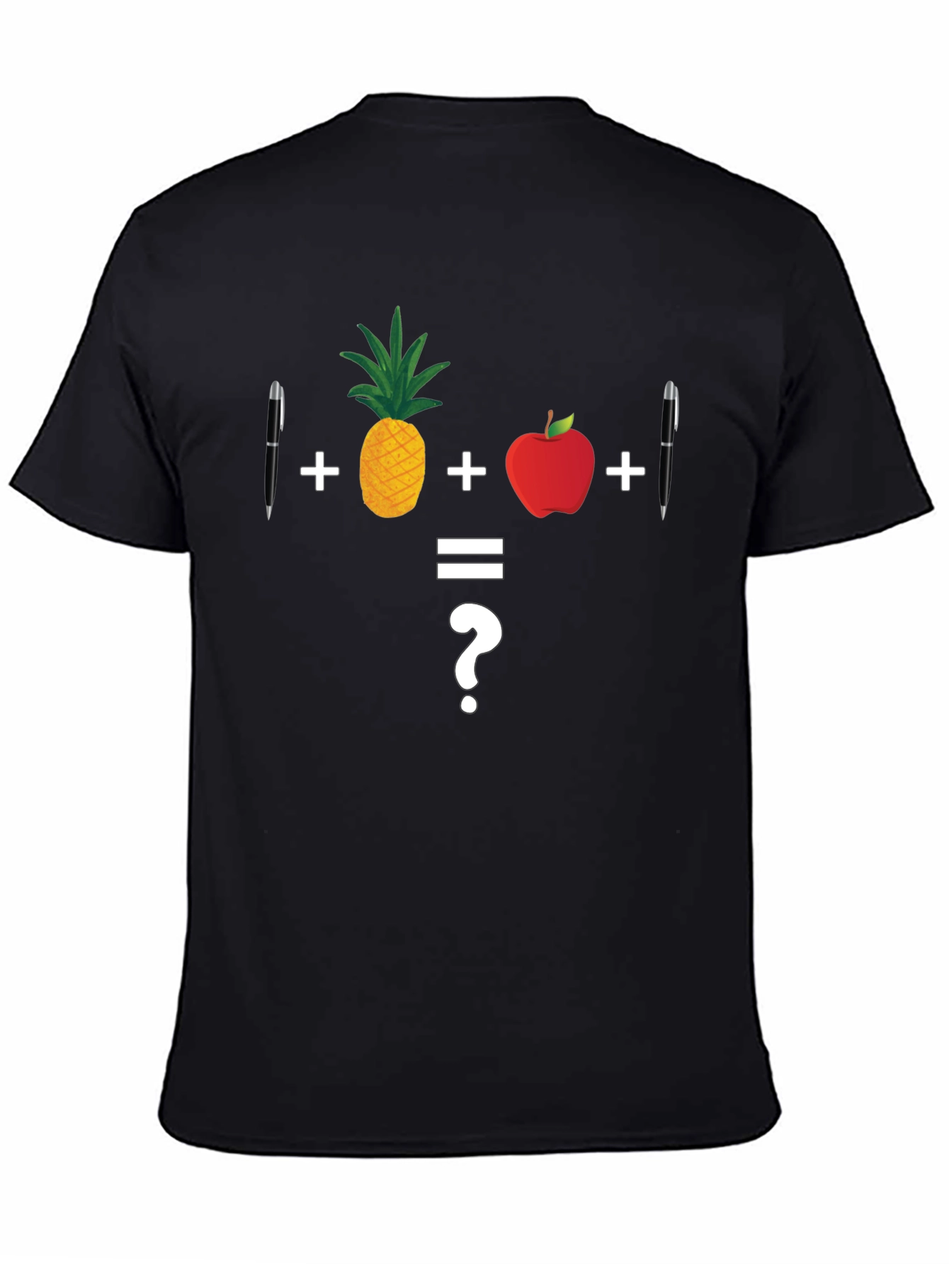 Math Joke T-Shirt: Pineapple Apple Pen