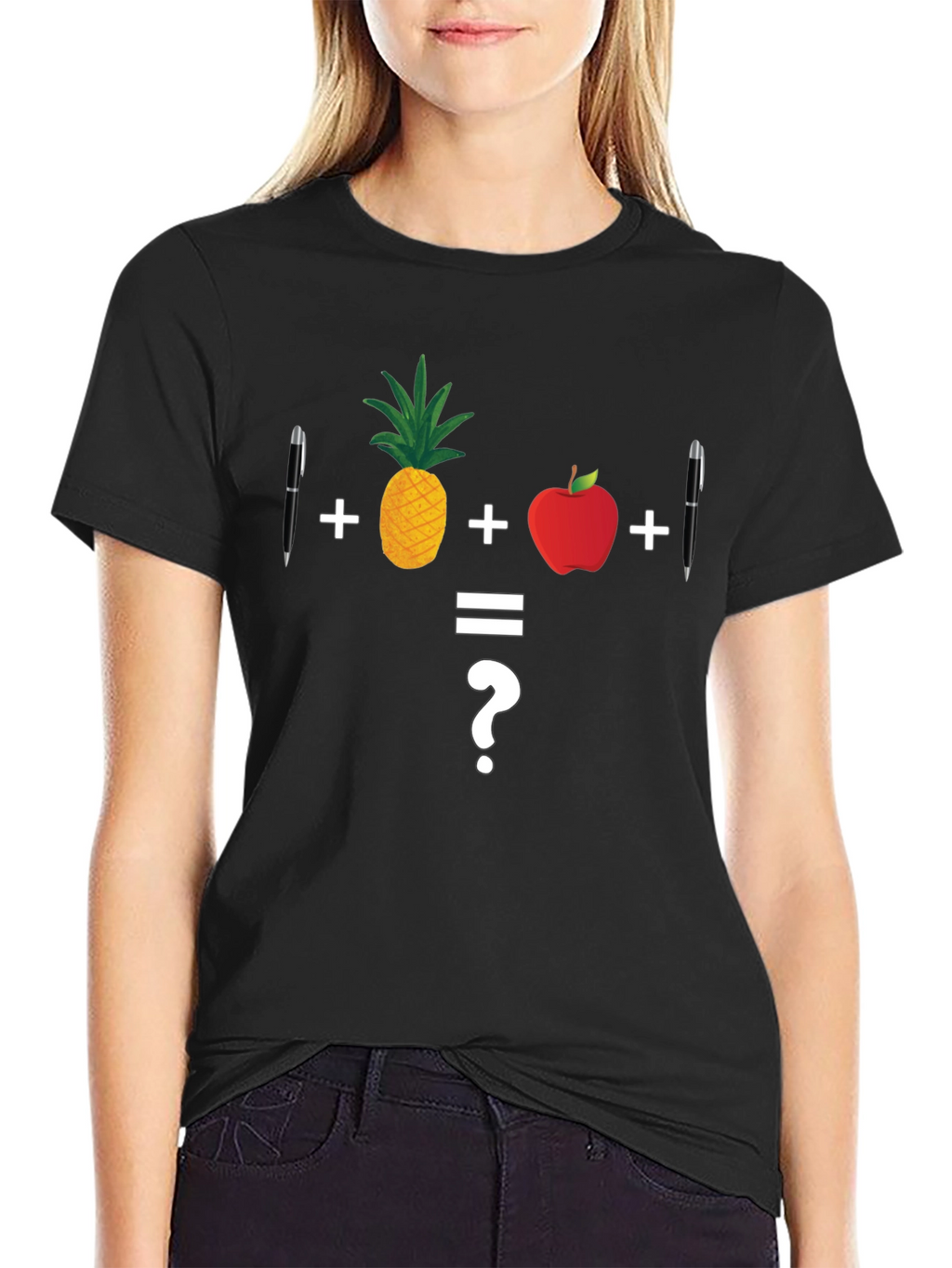 Math Joke T-Shirt: Pineapple Apple Pen