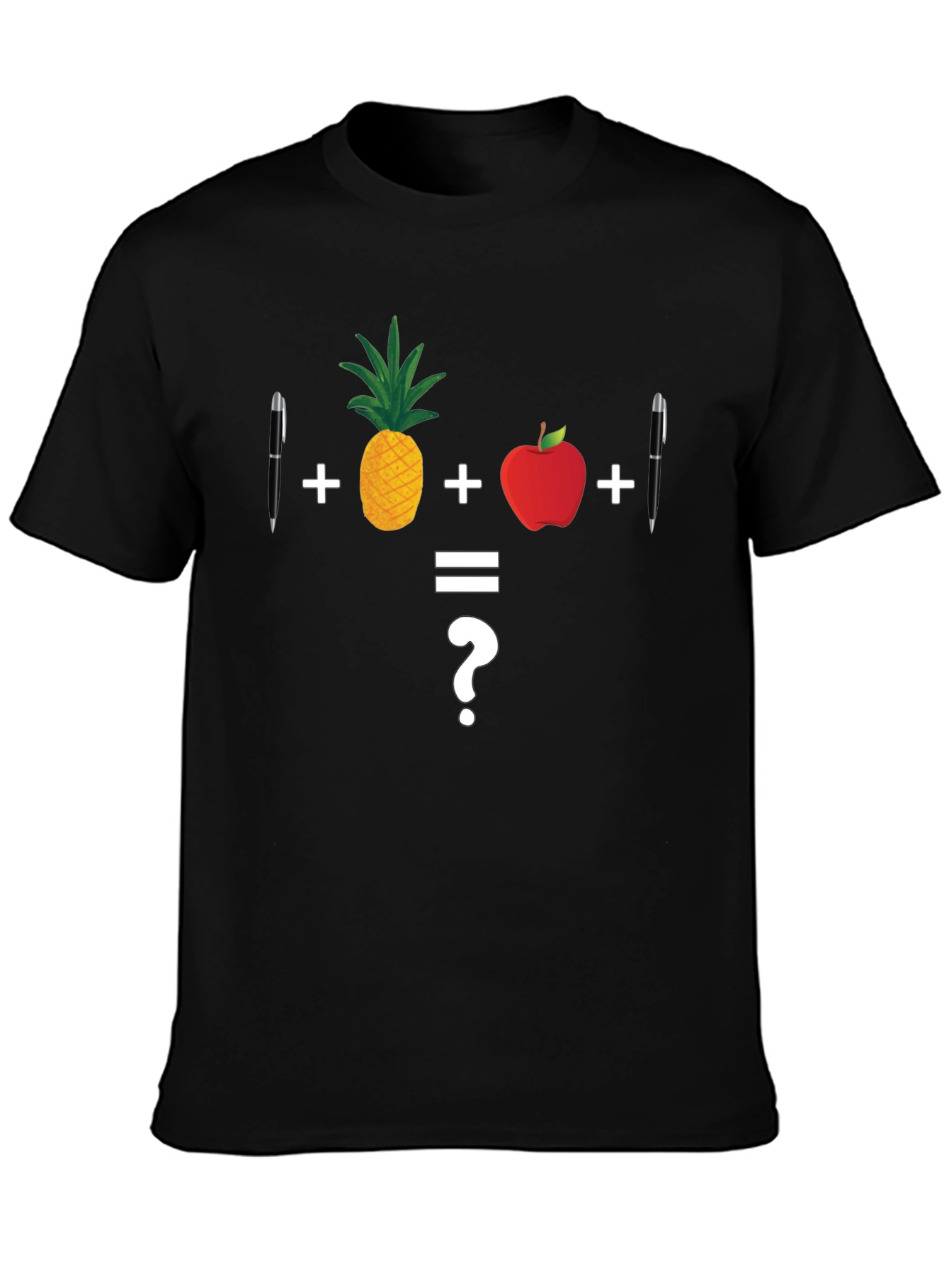 Math Joke T-Shirt: Pineapple Apple Pen