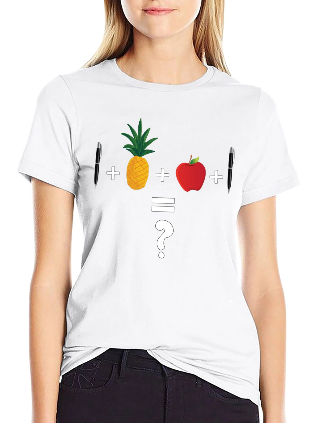 Math Joke T-Shirt: Pineapple Apple Pen