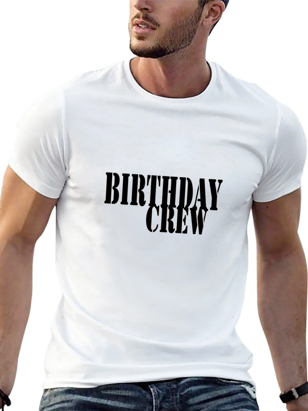 Birthday Crew T-Shirt - Black Celebration Tee