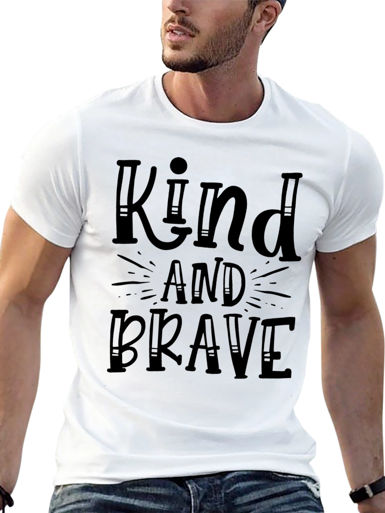 Kind and Brave Graphic Tee