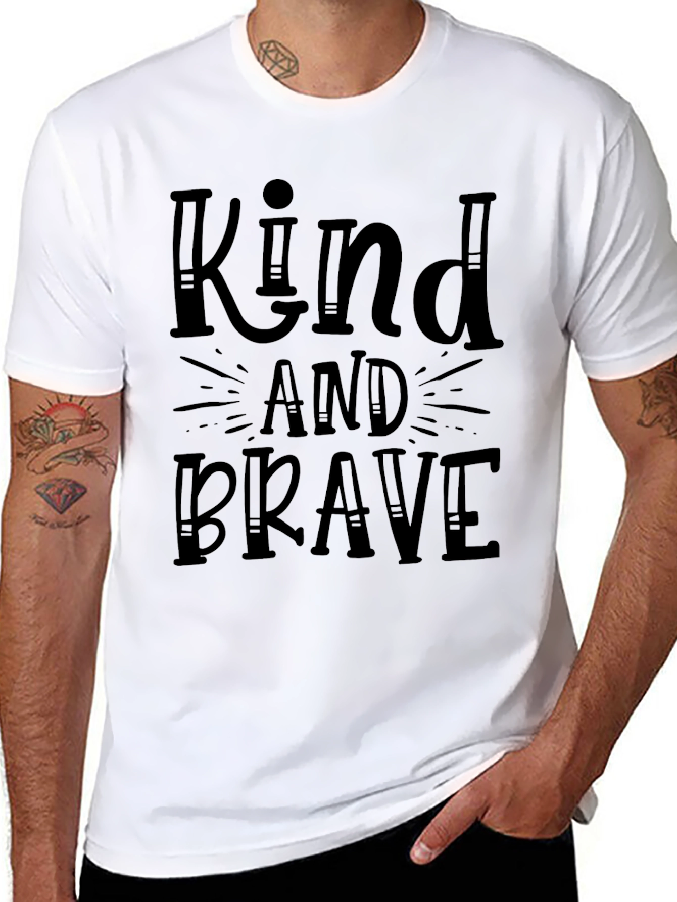 Kind and Brave Graphic Tee