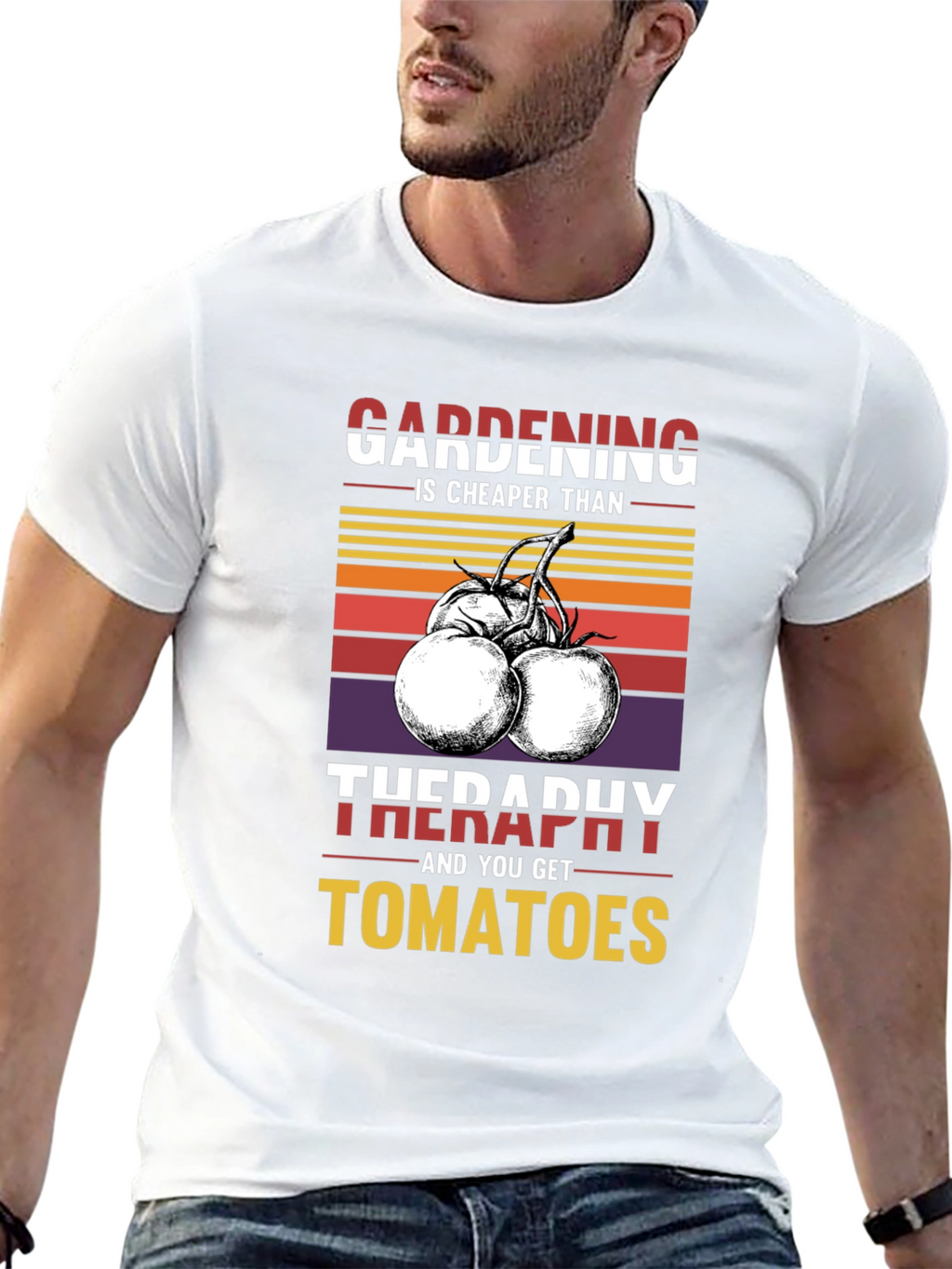 Gardening is Cheaper Than Therapy T-Shirt
