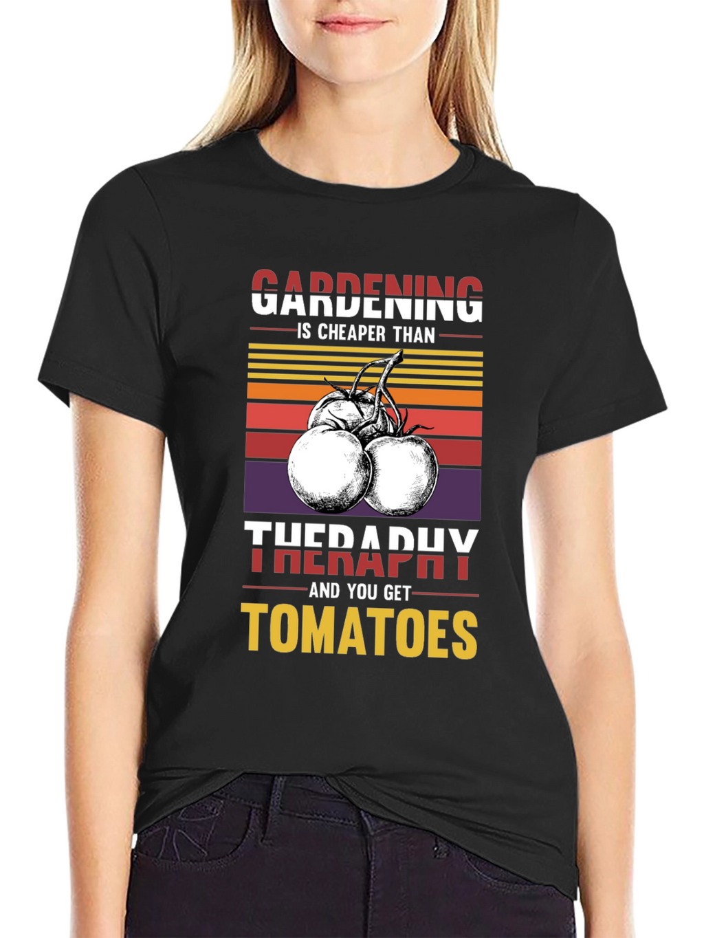 Gardening is Cheaper Than Therapy T-Shirt