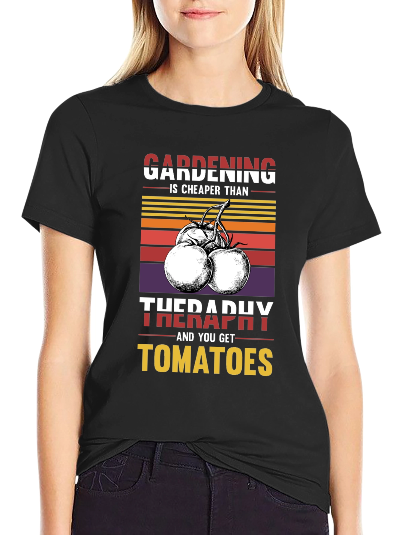 Gardening is Cheaper Than Therapy T-Shirt