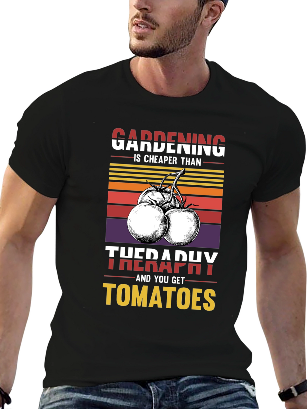 Gardening is Cheaper Than Therapy T-Shirt