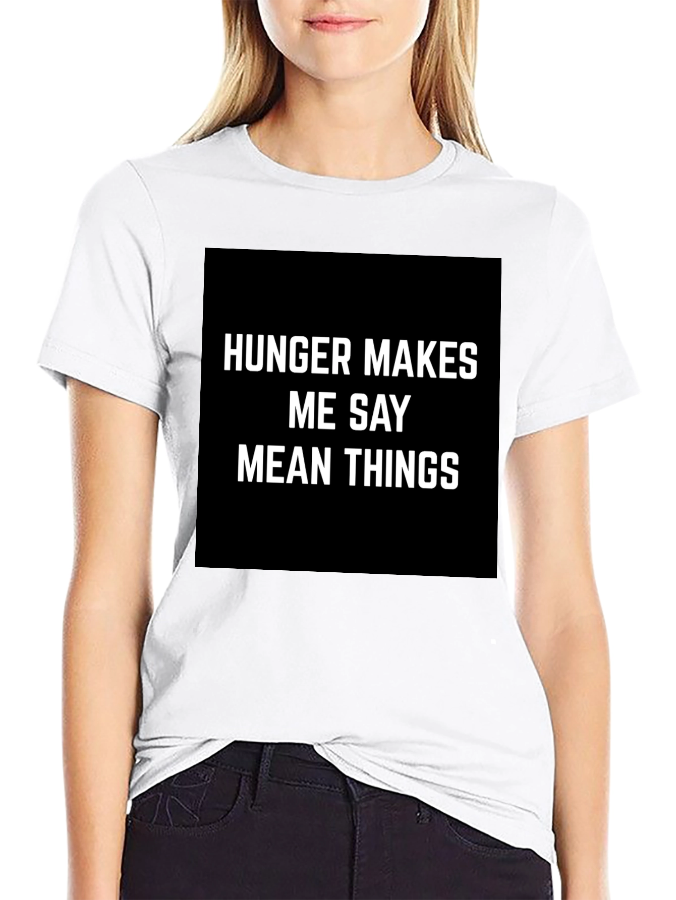 Hunger Makes Me Say Mean Things Graphic Tee