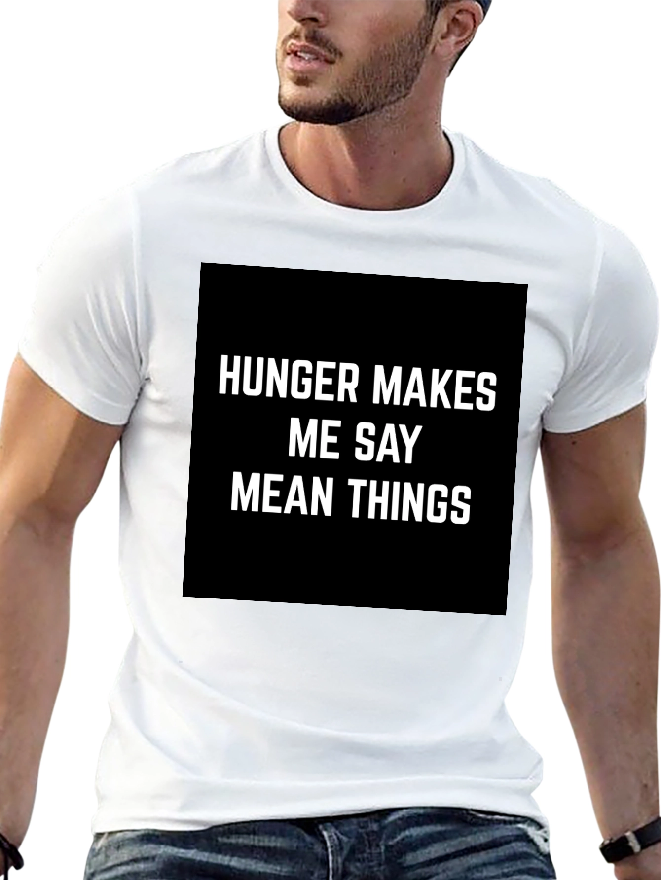 Hunger Makes Me Say Mean Things Graphic Tee