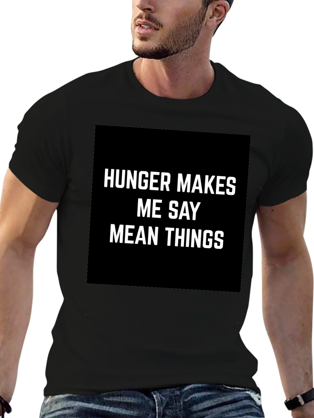 Hunger Makes Me Say Mean Things Graphic Tee