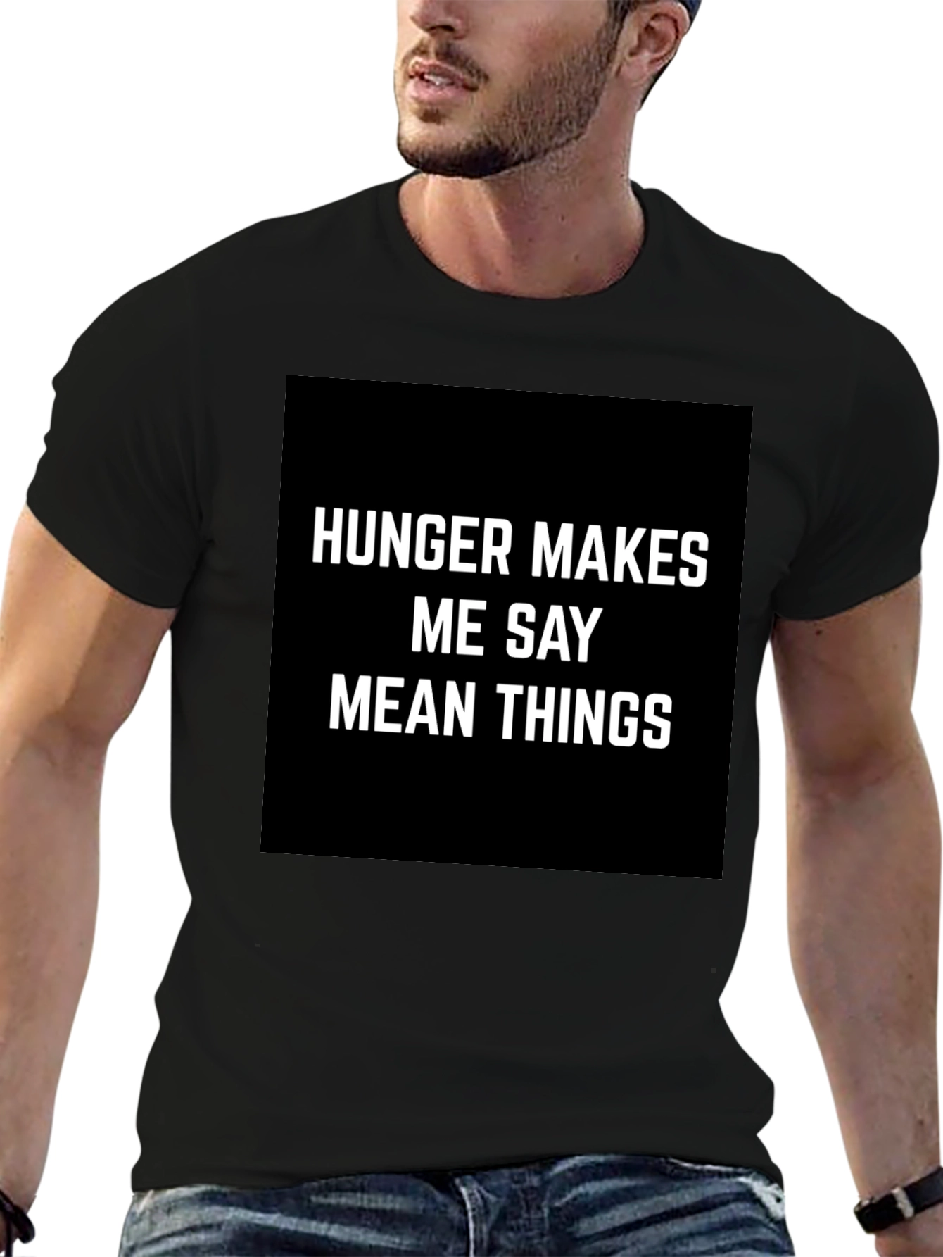 Hunger Makes Me Say Mean Things Graphic Tee