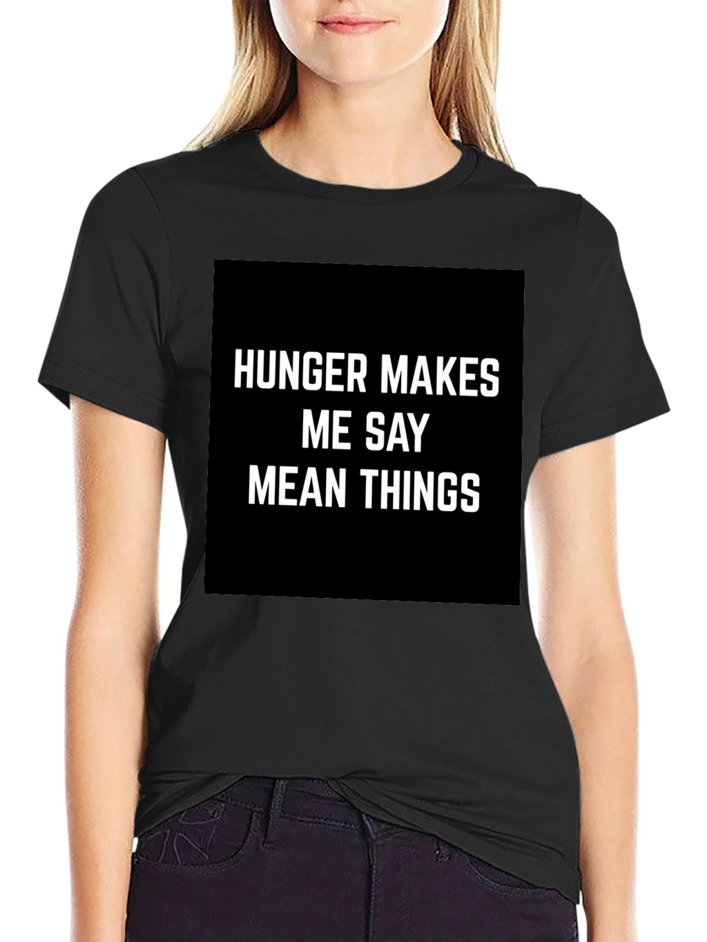 Hunger Makes Me Say Mean Things Graphic Tee