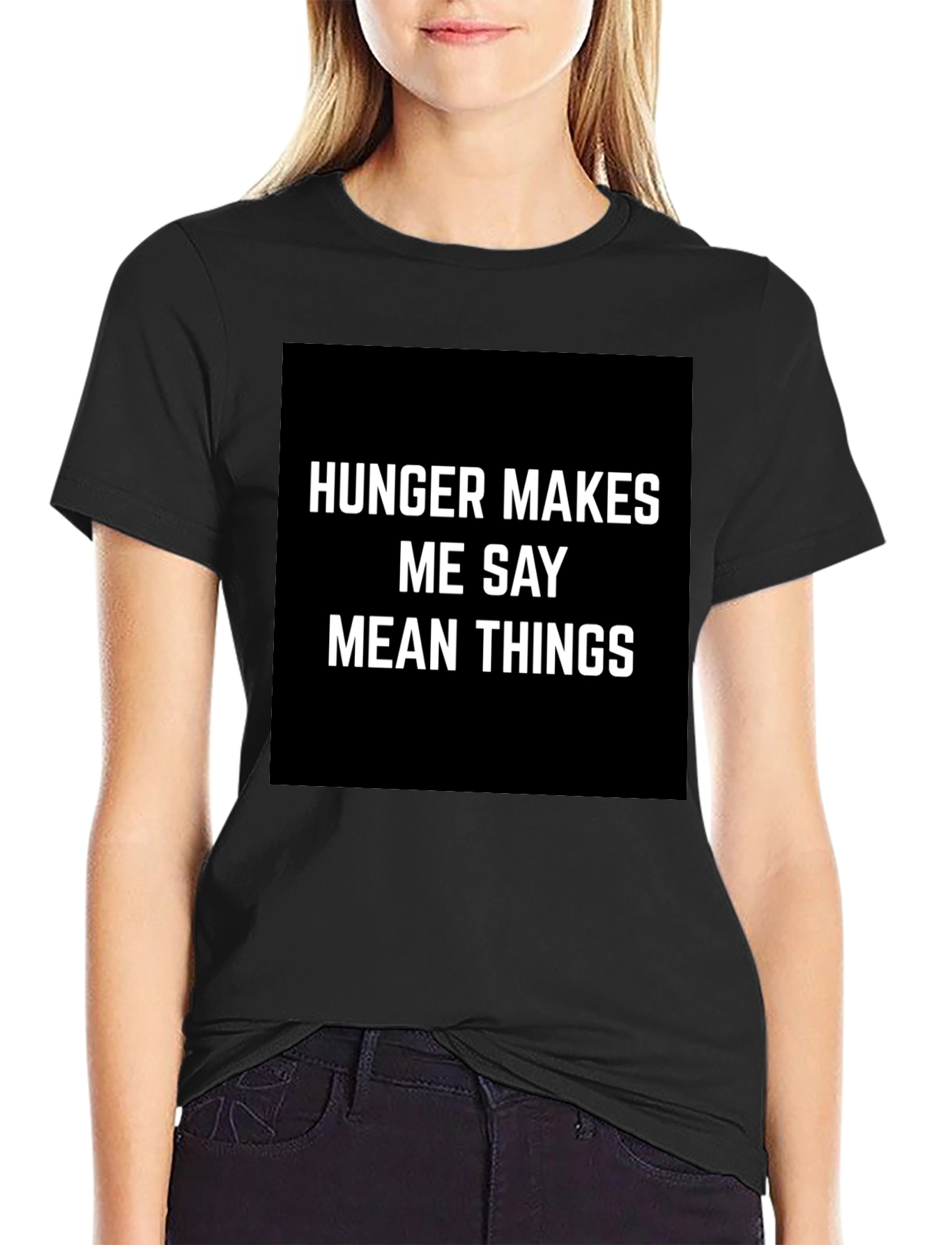 Hunger Makes Me Say Mean Things Graphic Tee