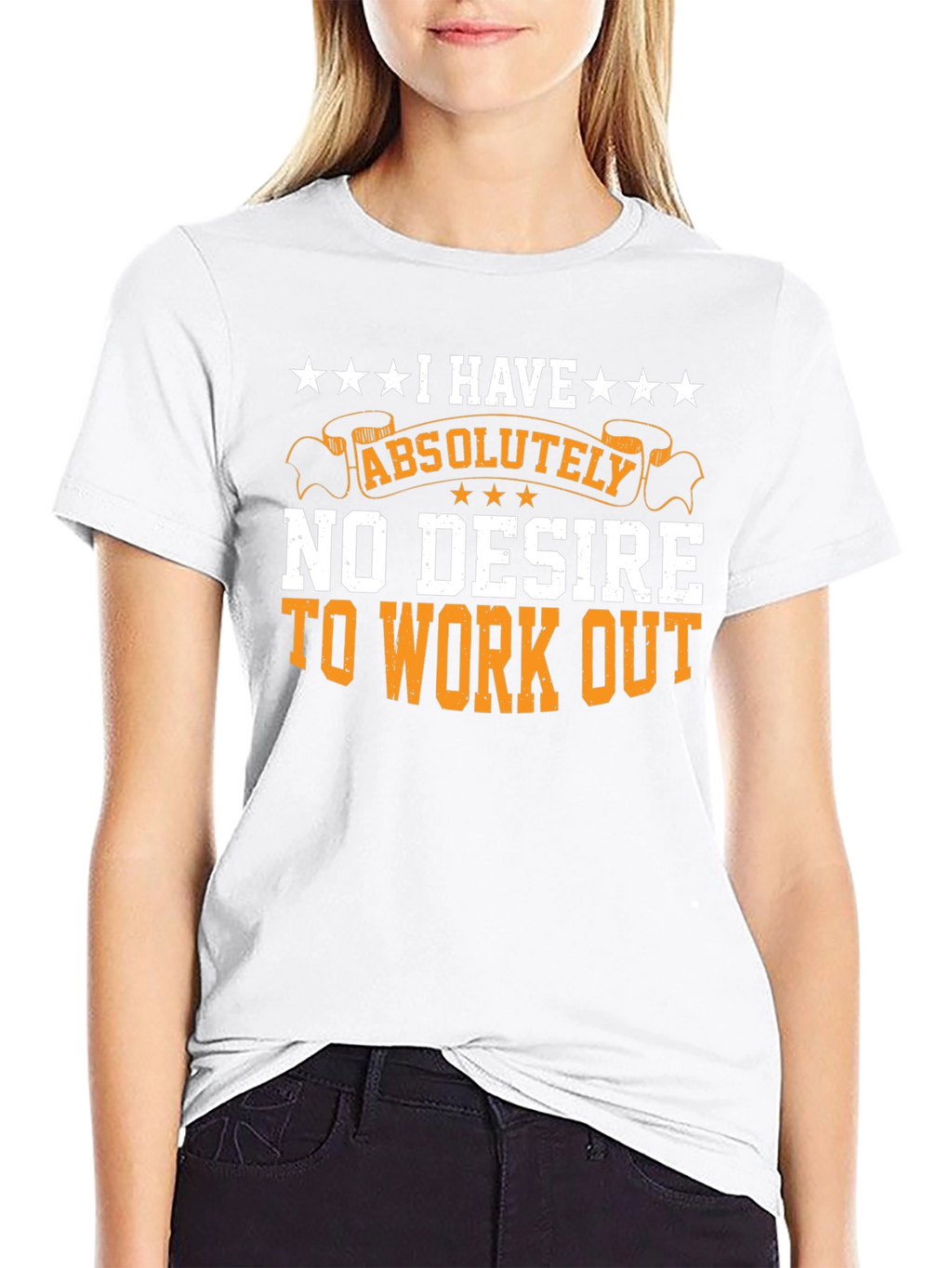 Funny Workout T-Shirt - No Desire to Exercise