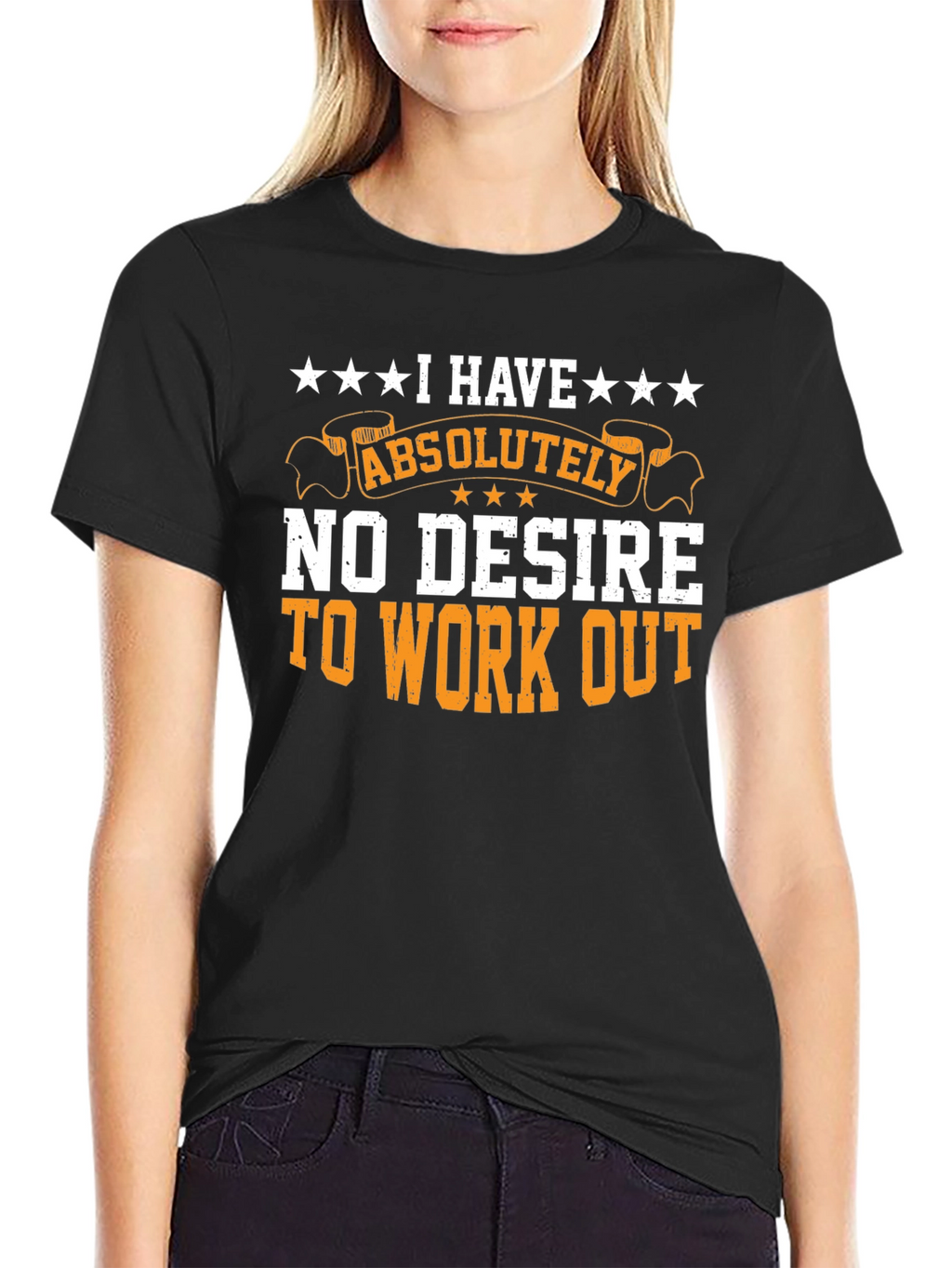Funny Workout T-Shirt - No Desire to Exercise
