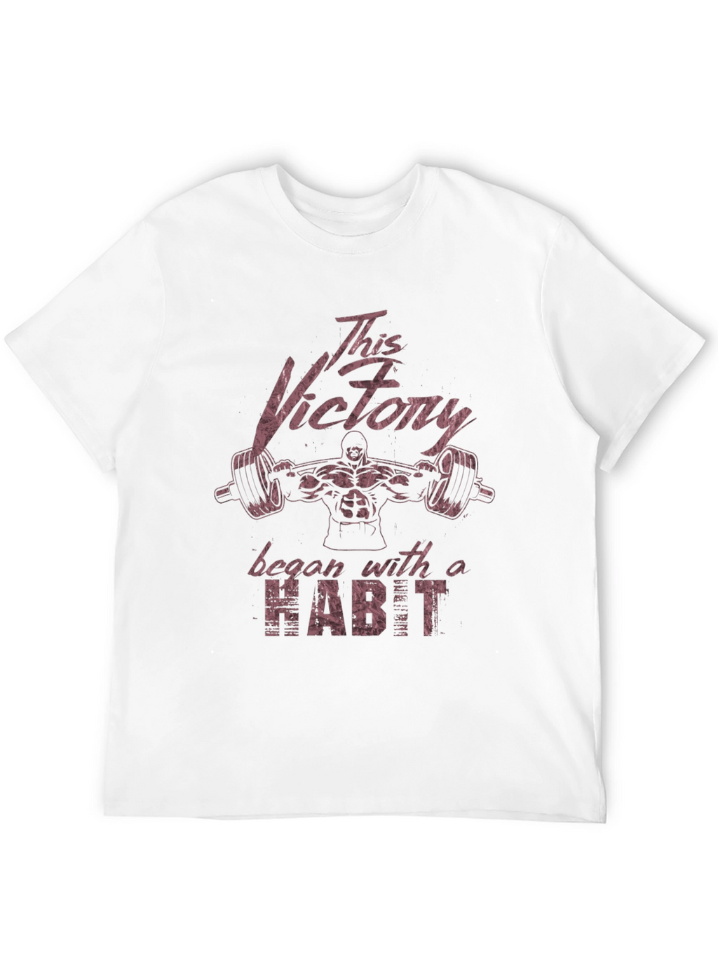 Victory Habit Mens T-Shirt - Gym Motivation