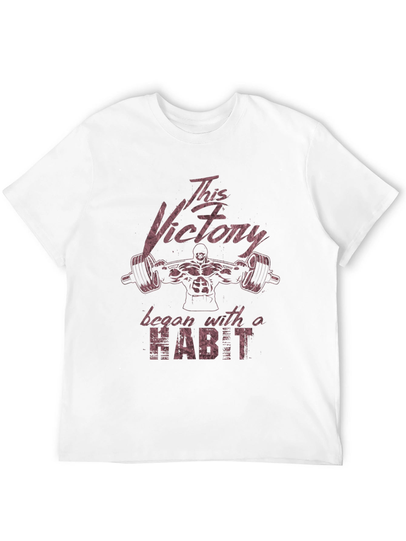 Victory Habit Mens T-Shirt - Gym Motivation