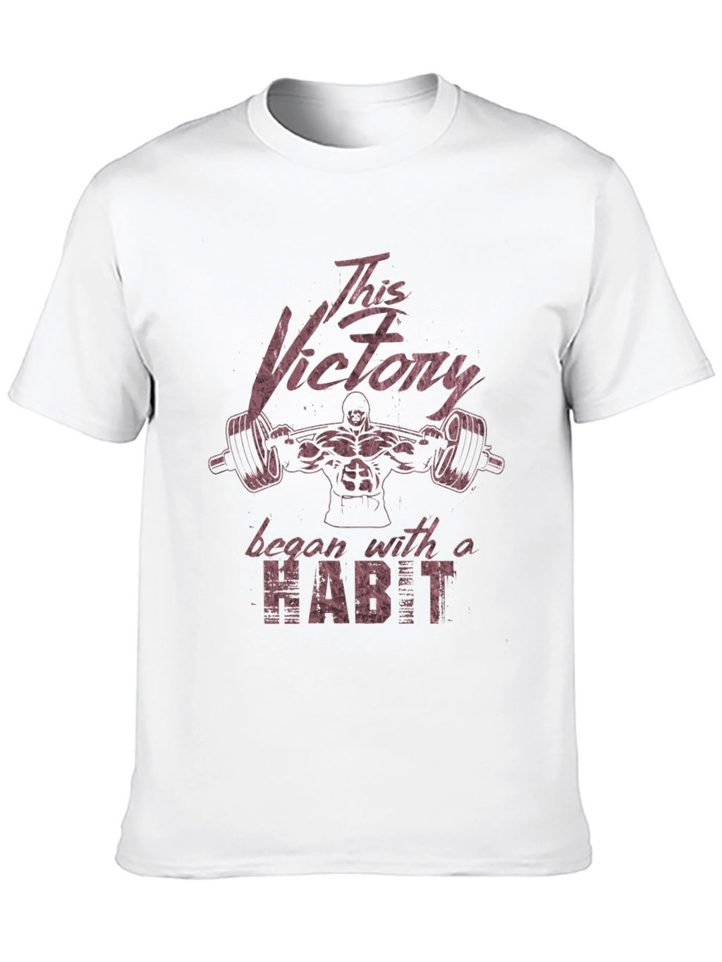 Victory Habit Mens T-Shirt - Gym Motivation