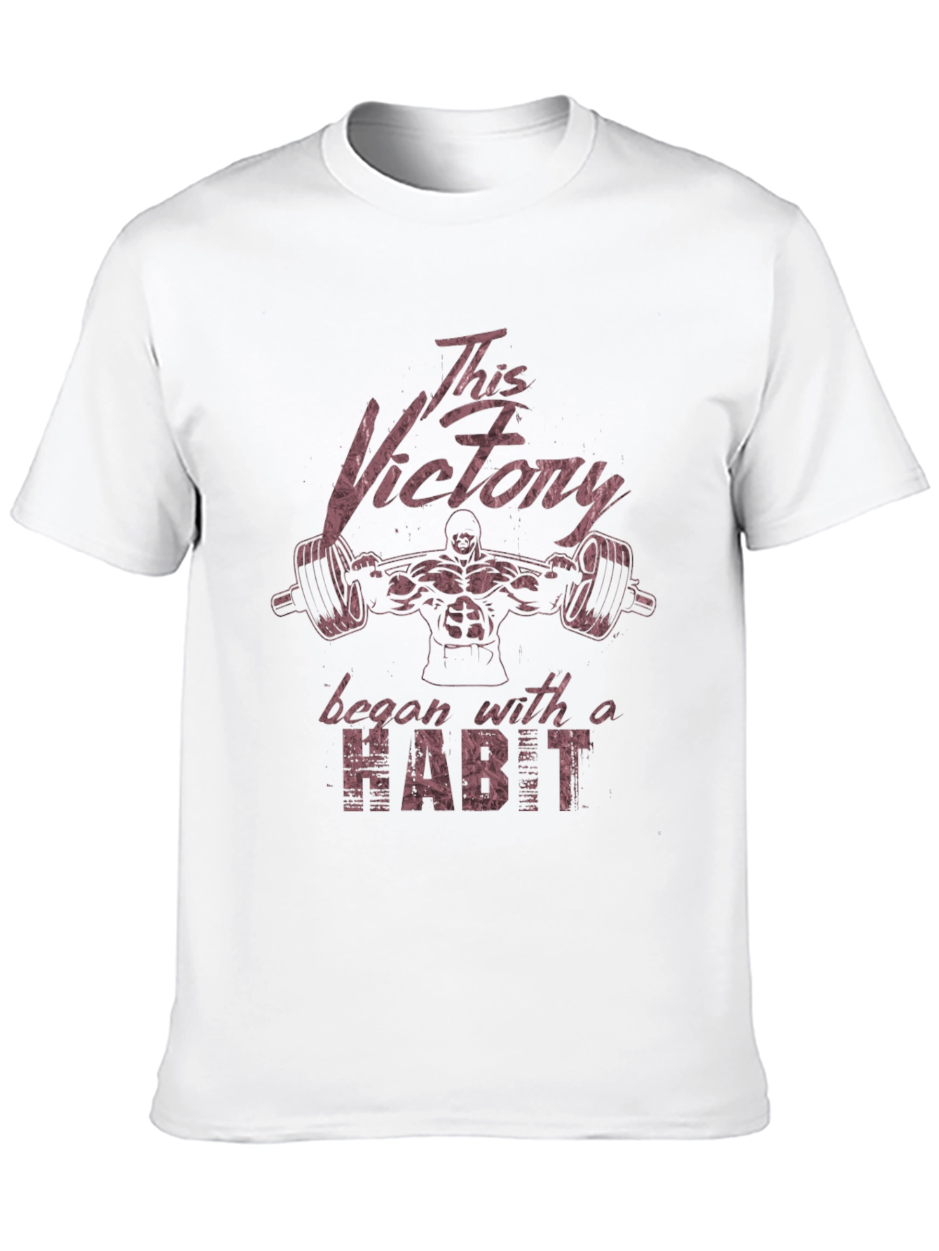Victory Habit Mens T-Shirt - Gym Motivation