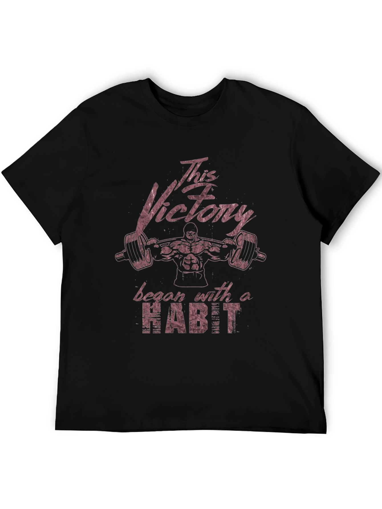 Victory Habit Mens T-Shirt - Gym Motivation