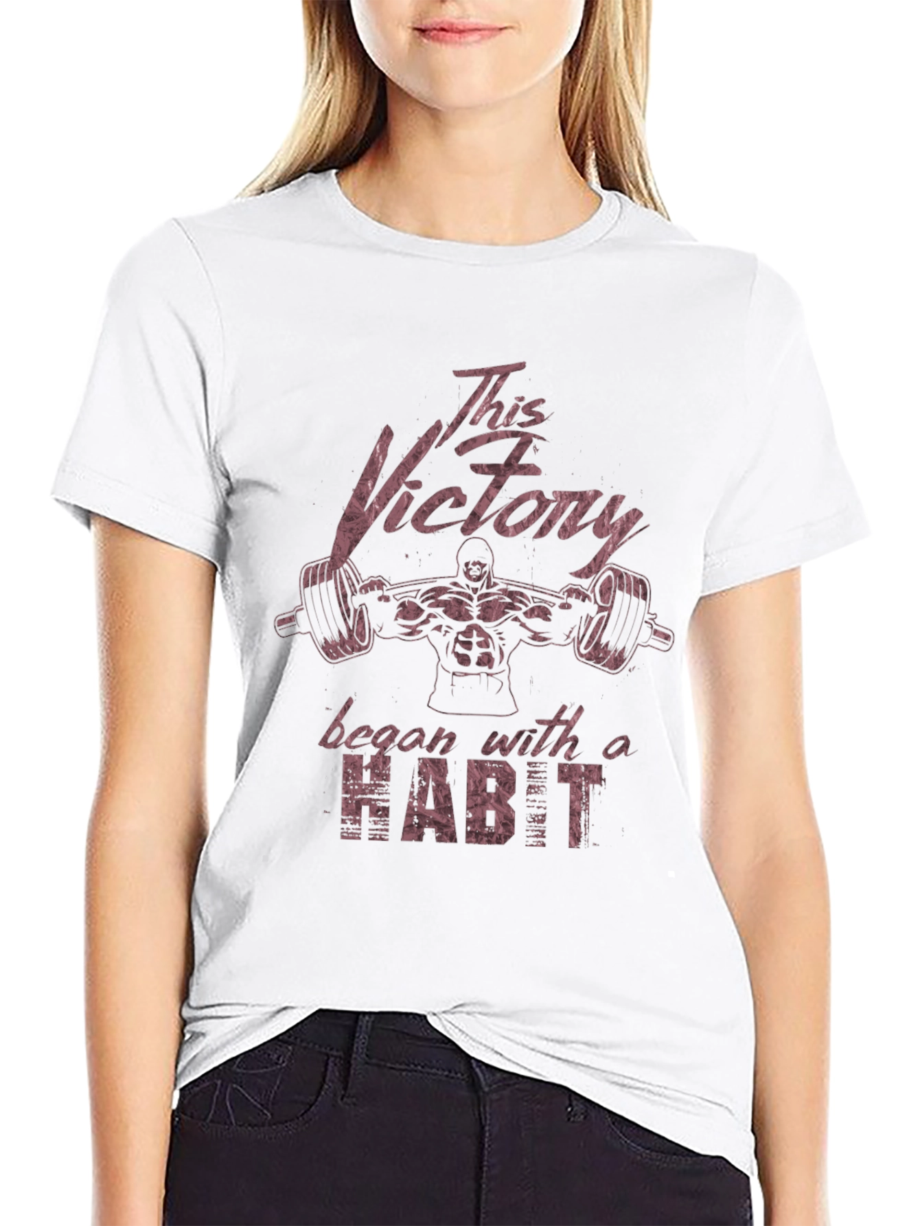 Victory Habit Mens T-Shirt - Gym Motivation