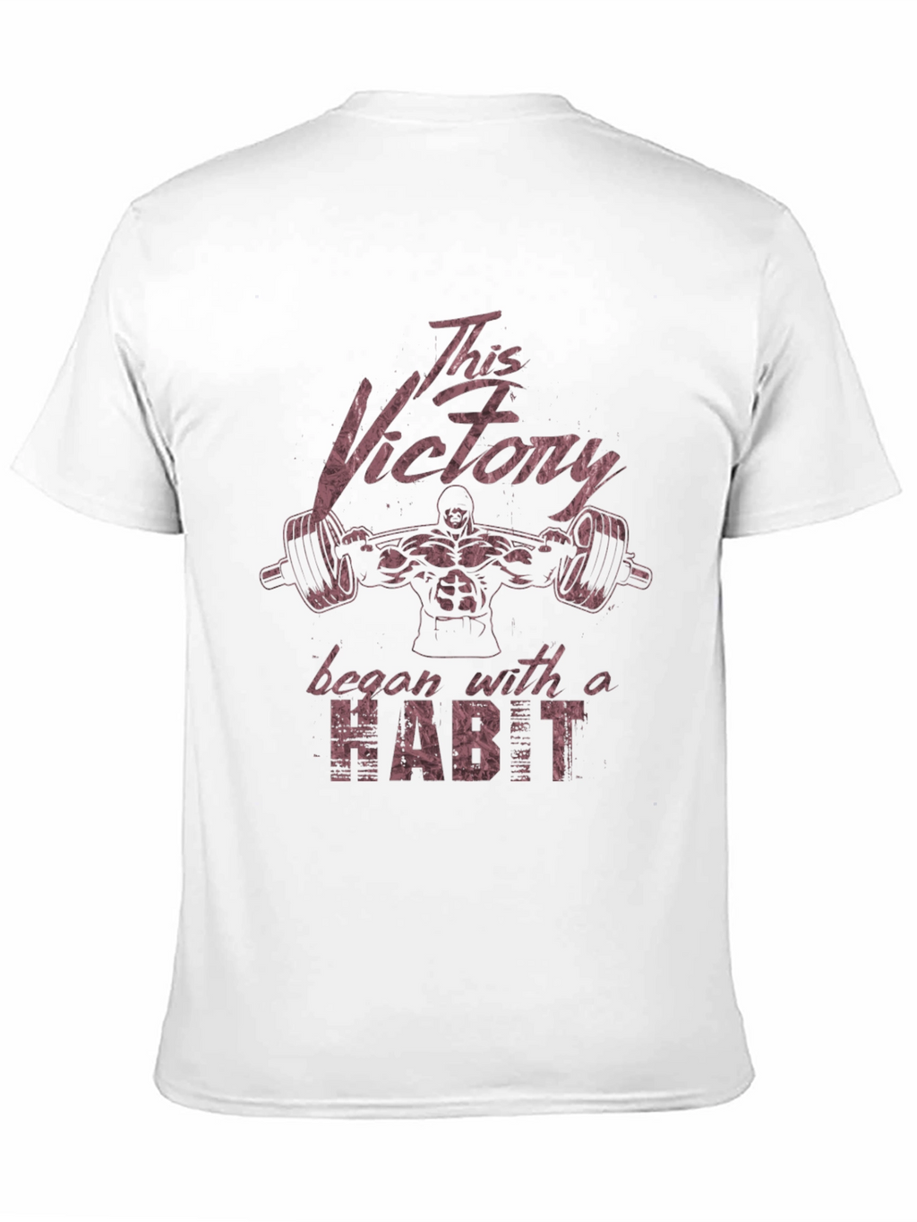 Victory Habit Mens T-Shirt - Gym Motivation