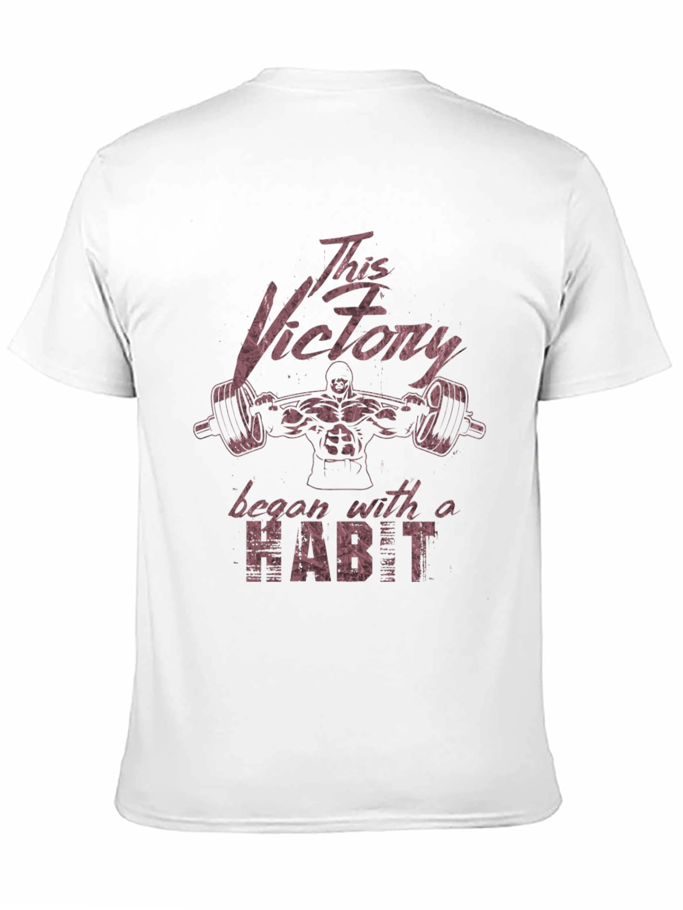 Victory Habit Mens T-Shirt - Gym Motivation