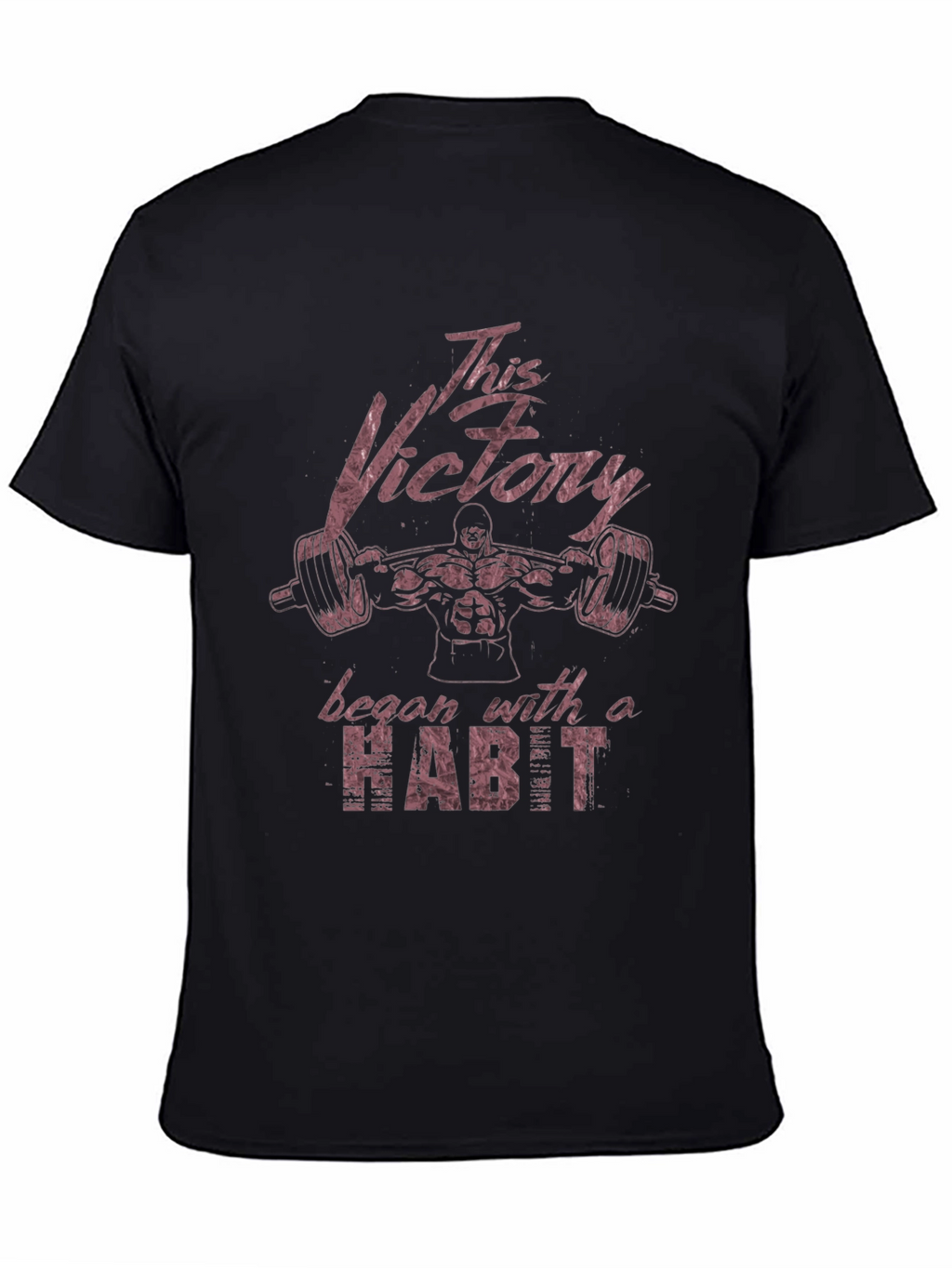 Victory Habit Mens T-Shirt - Gym Motivation