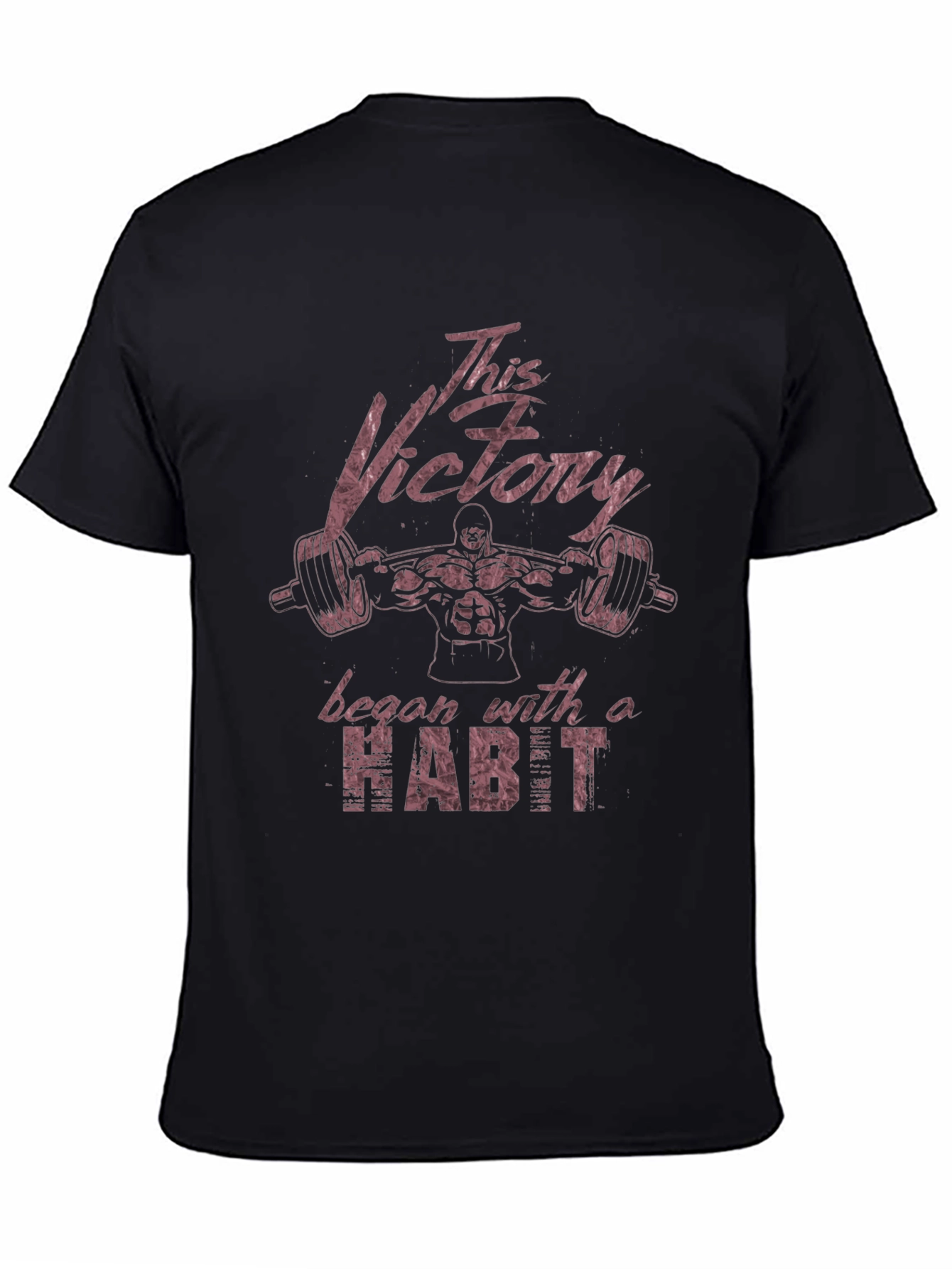 Victory Habit Mens T-Shirt - Gym Motivation
