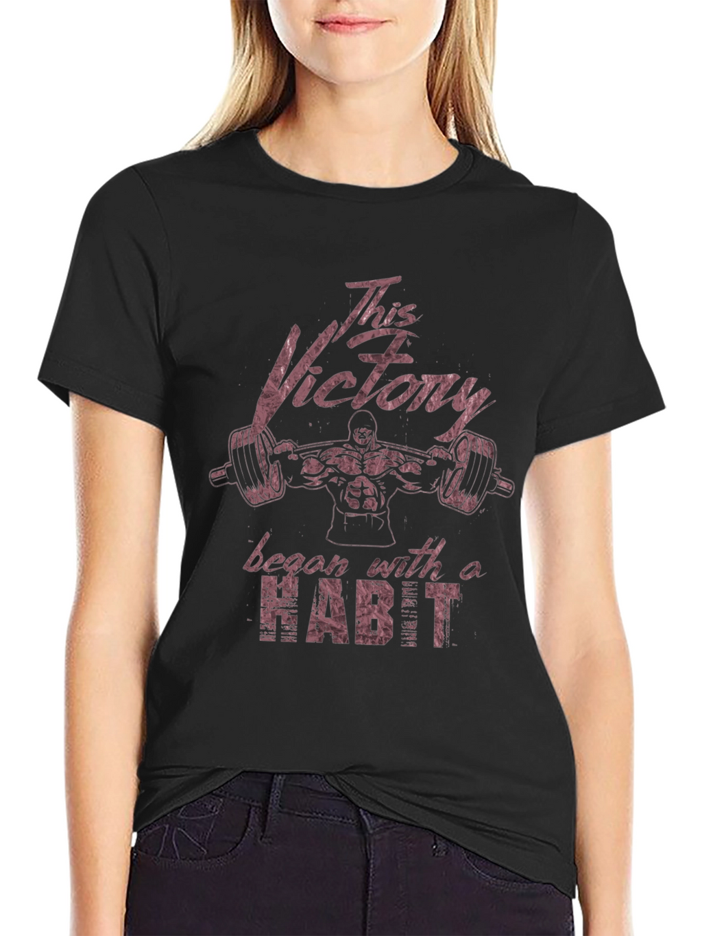 Victory Habit Mens T-Shirt - Gym Motivation