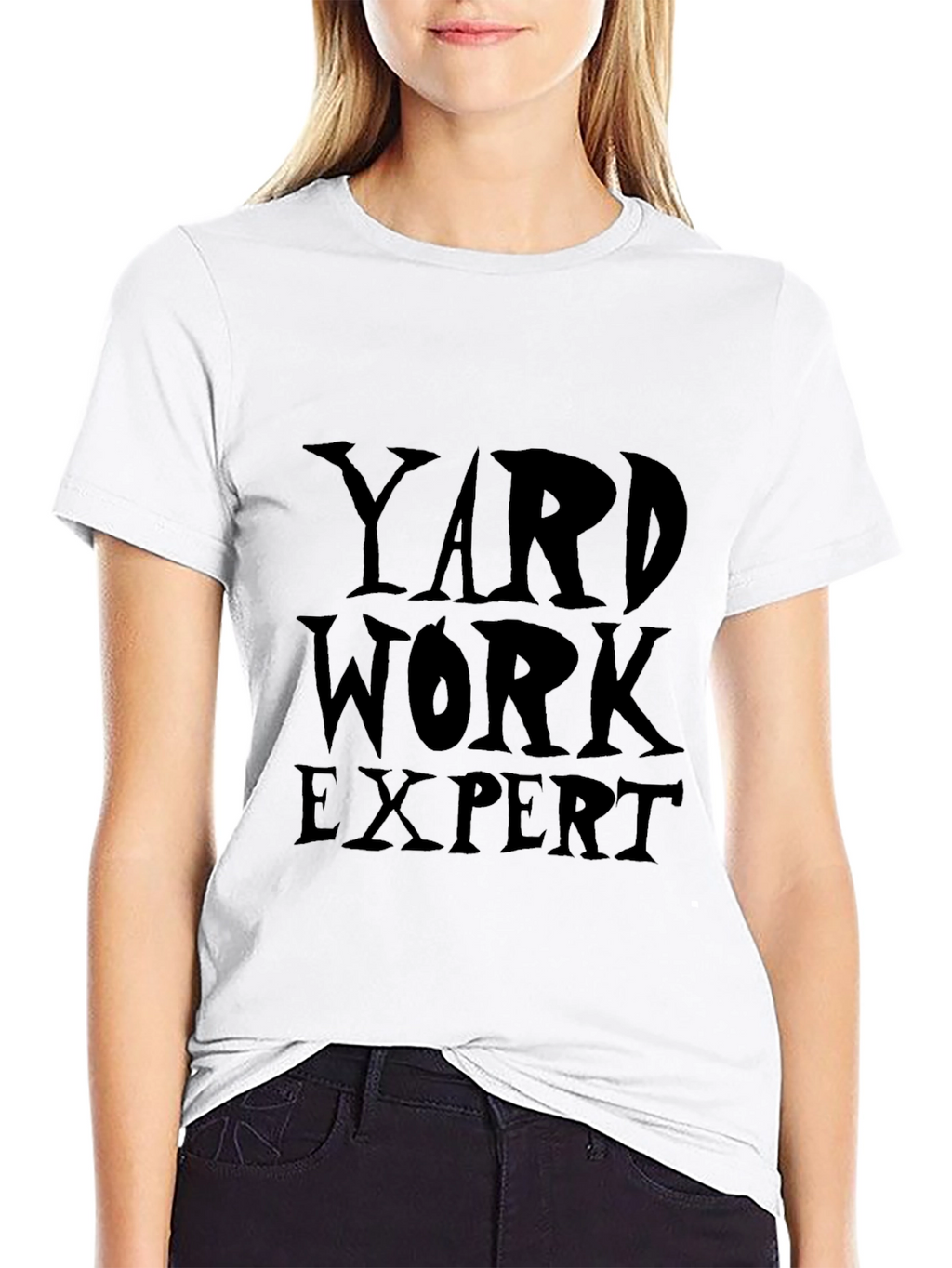 Yard Work Expert Graphic T-Shirt - Black
