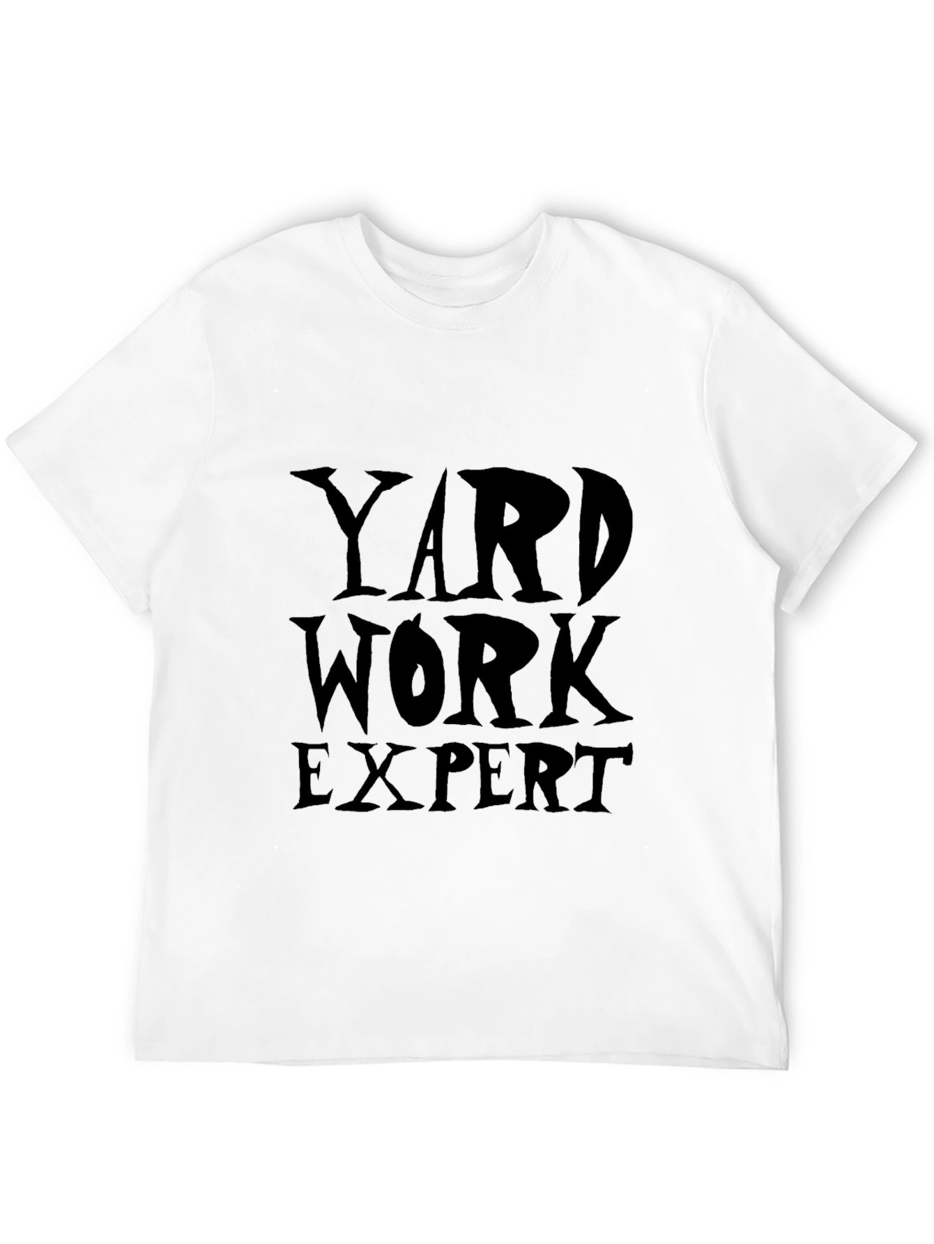 Yard Work Expert Graphic T-Shirt - Black