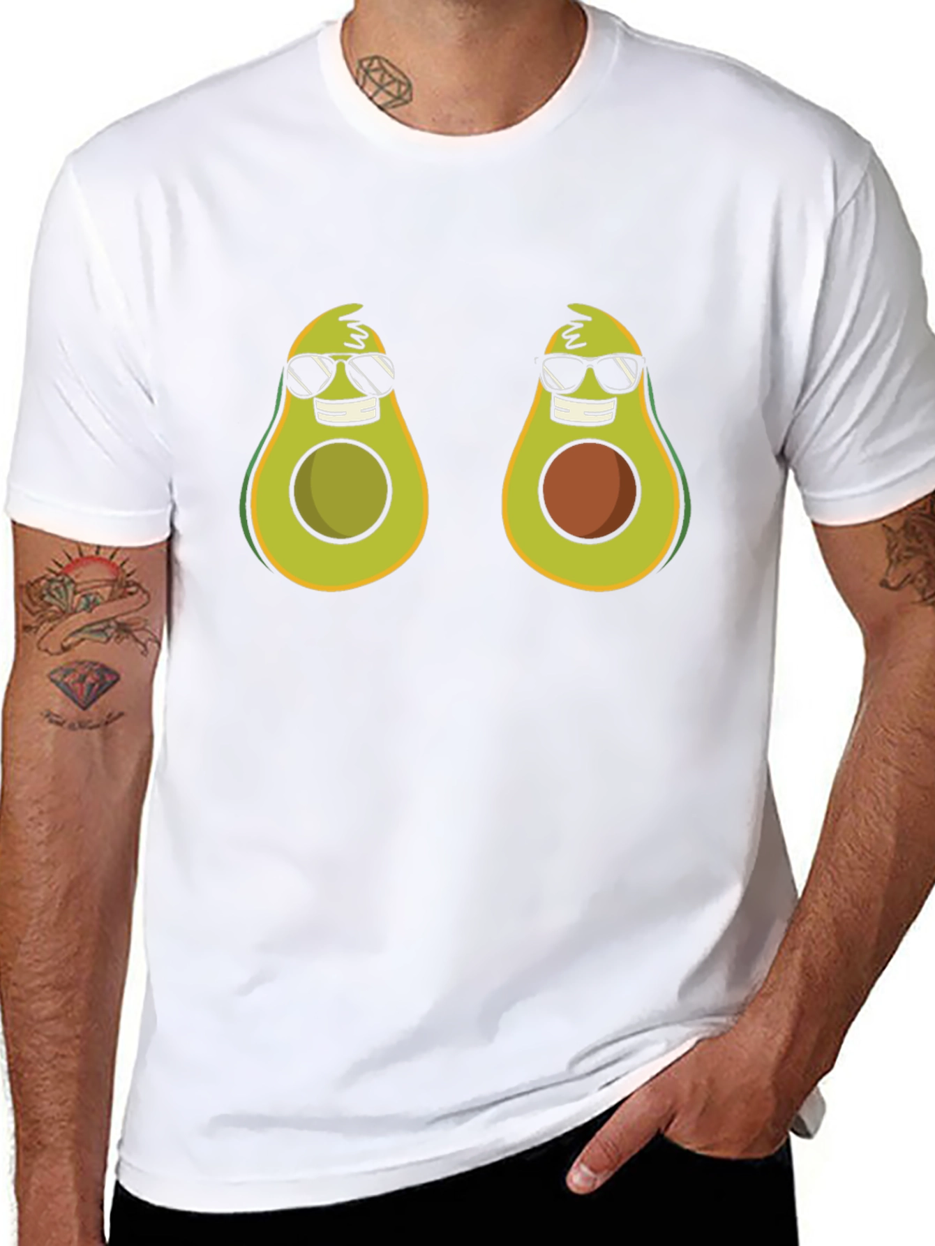 Cool Avocado T-Shirt - Trendy Foodie Tee