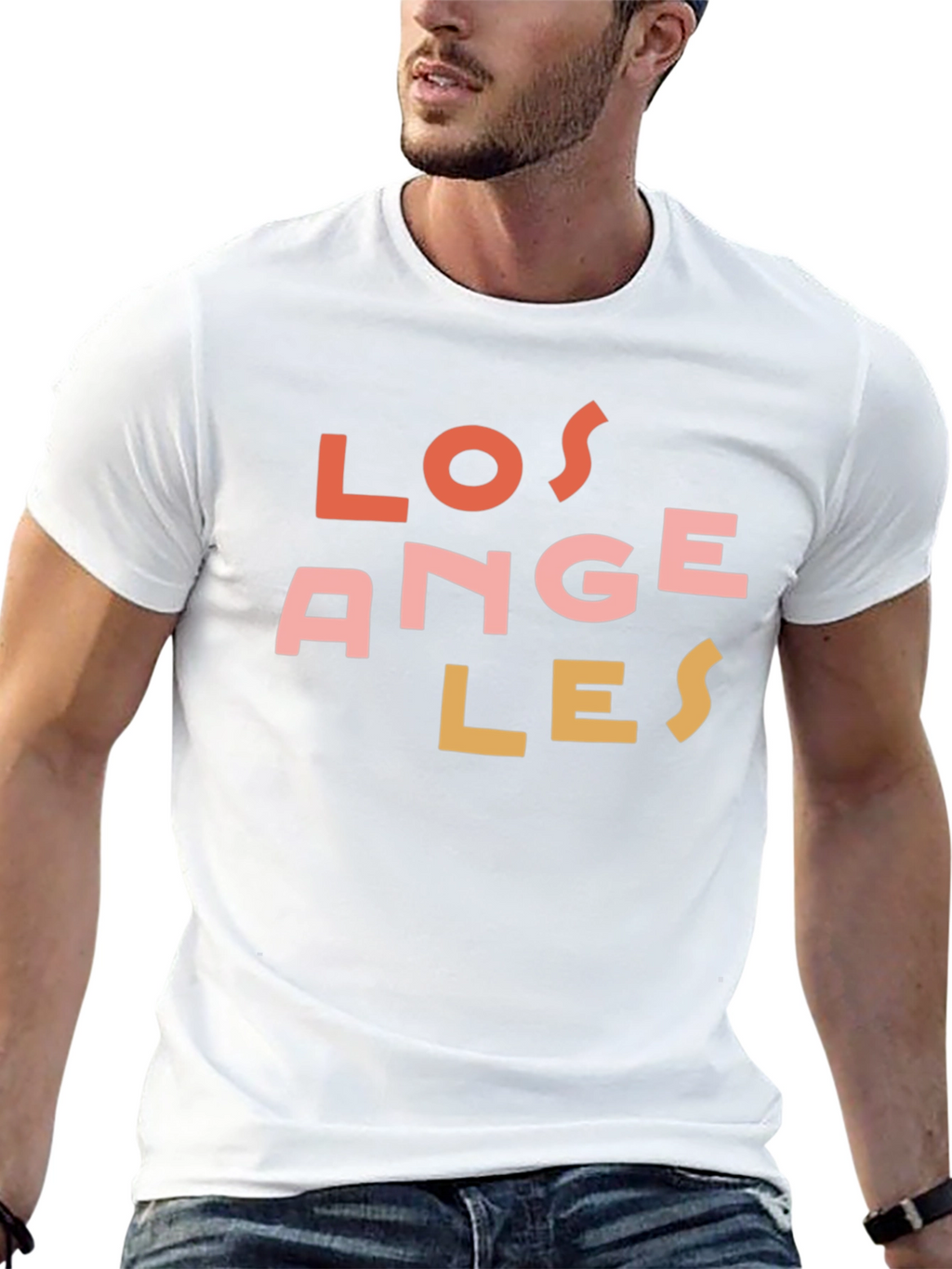 Los Angeles Graphic Print T-Shirt