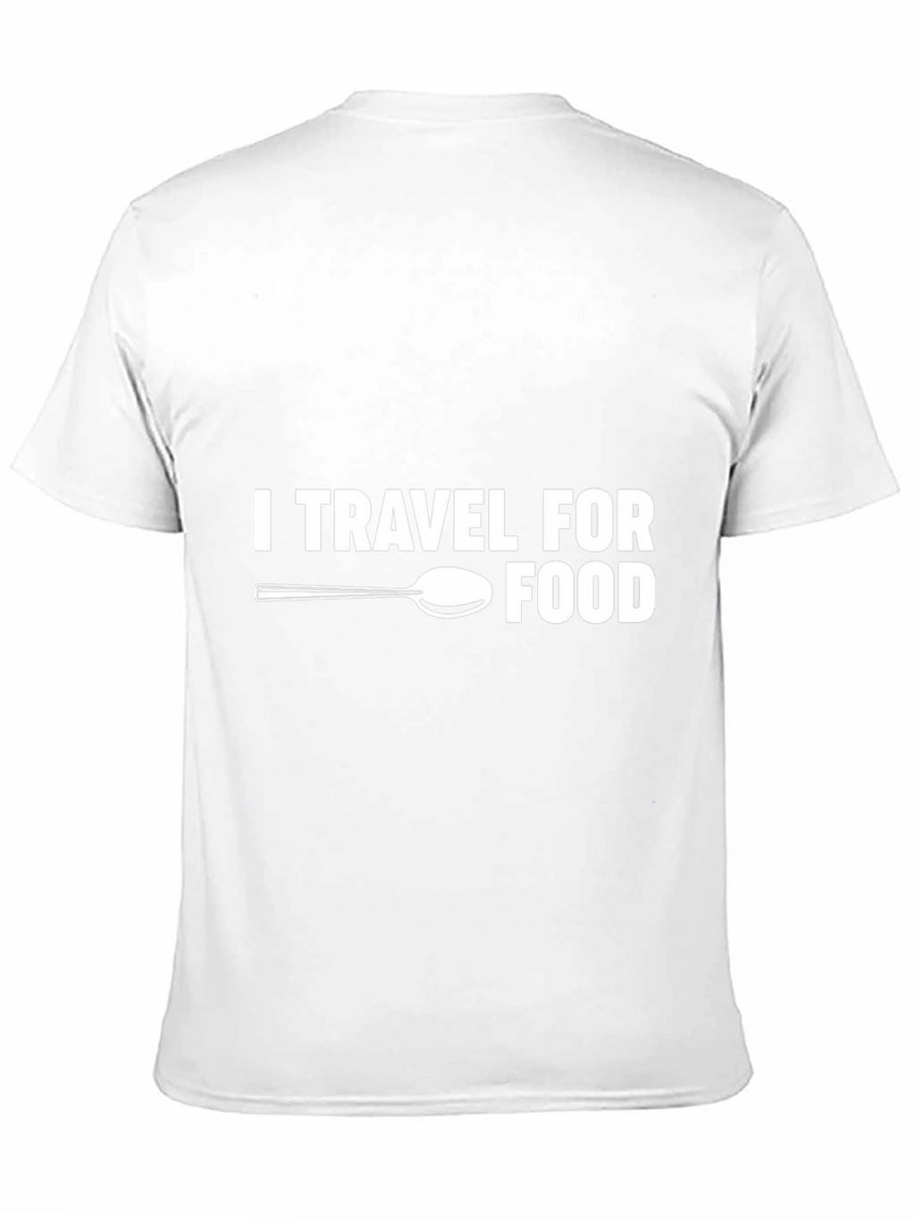 Travel For Food T-Shirt - Black