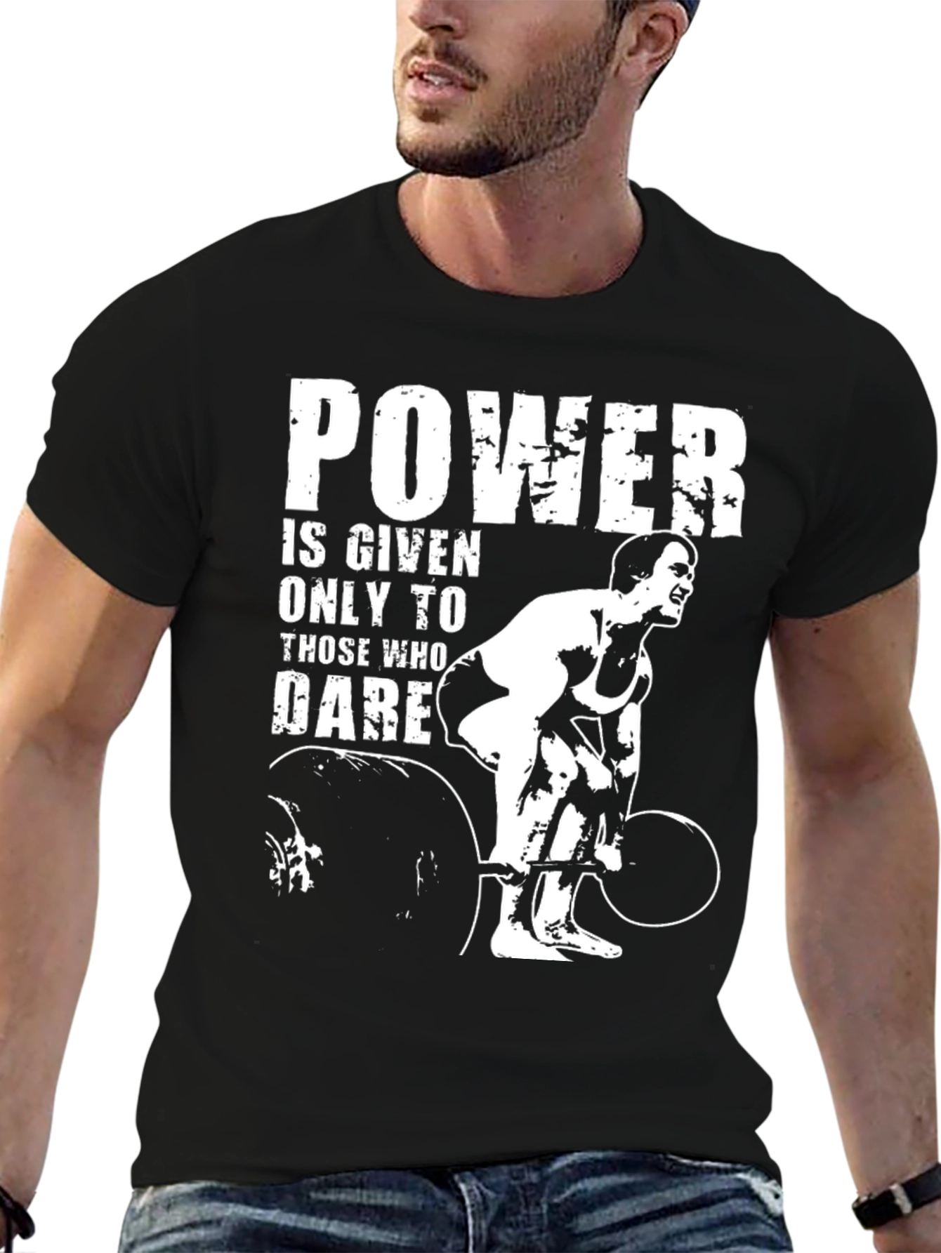 Powerlifting Motivation T-Shirt: Dare to Lift!
