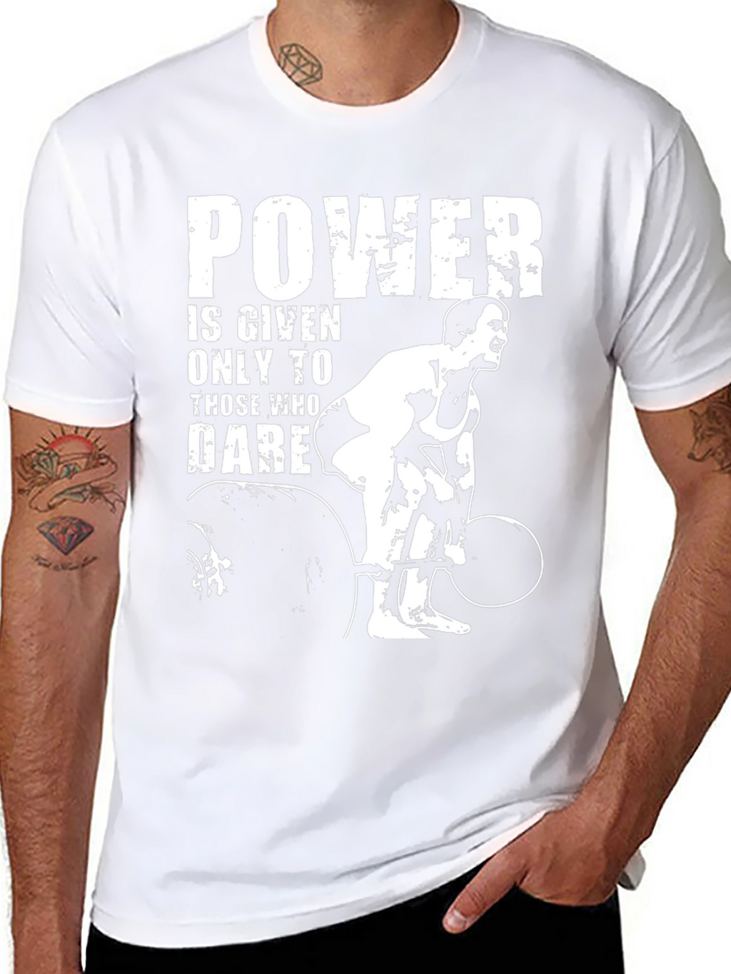 Powerlifting Motivation T-Shirt: Dare to Lift!