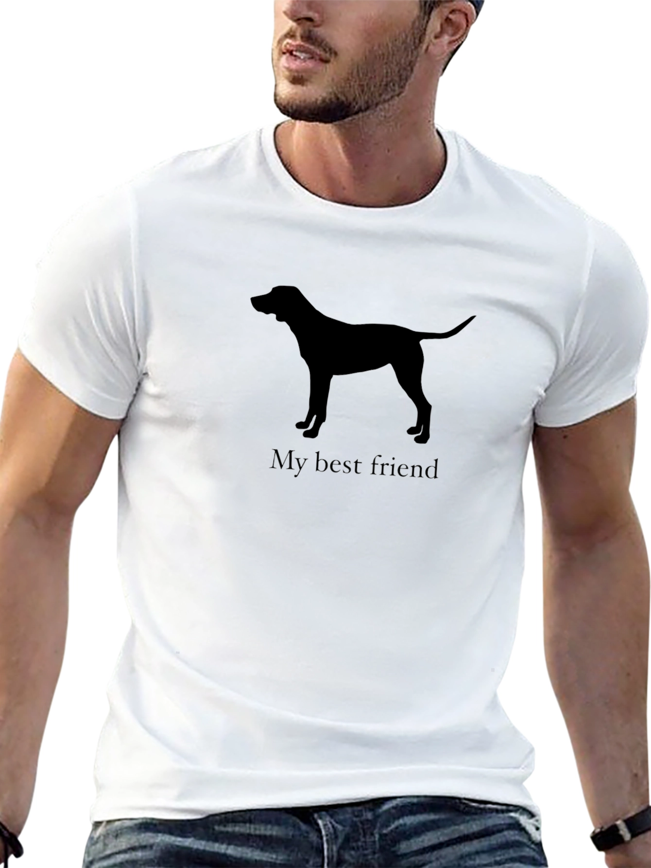 Dog Lover T-Shirt - My Best Friend Graphic Tee