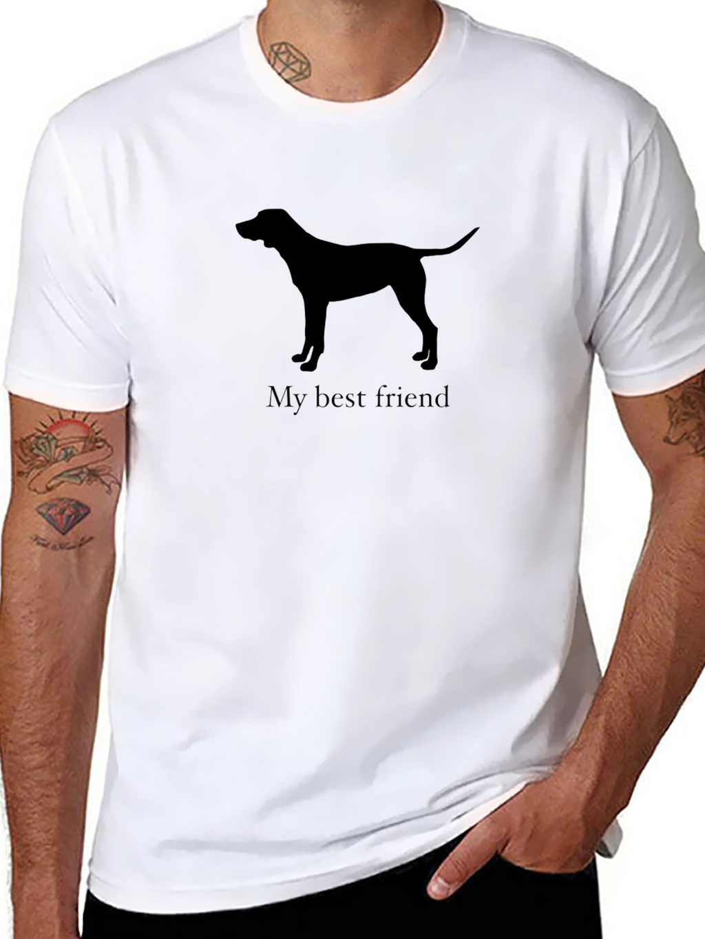 Dog Lover T-Shirt - My Best Friend Graphic Tee