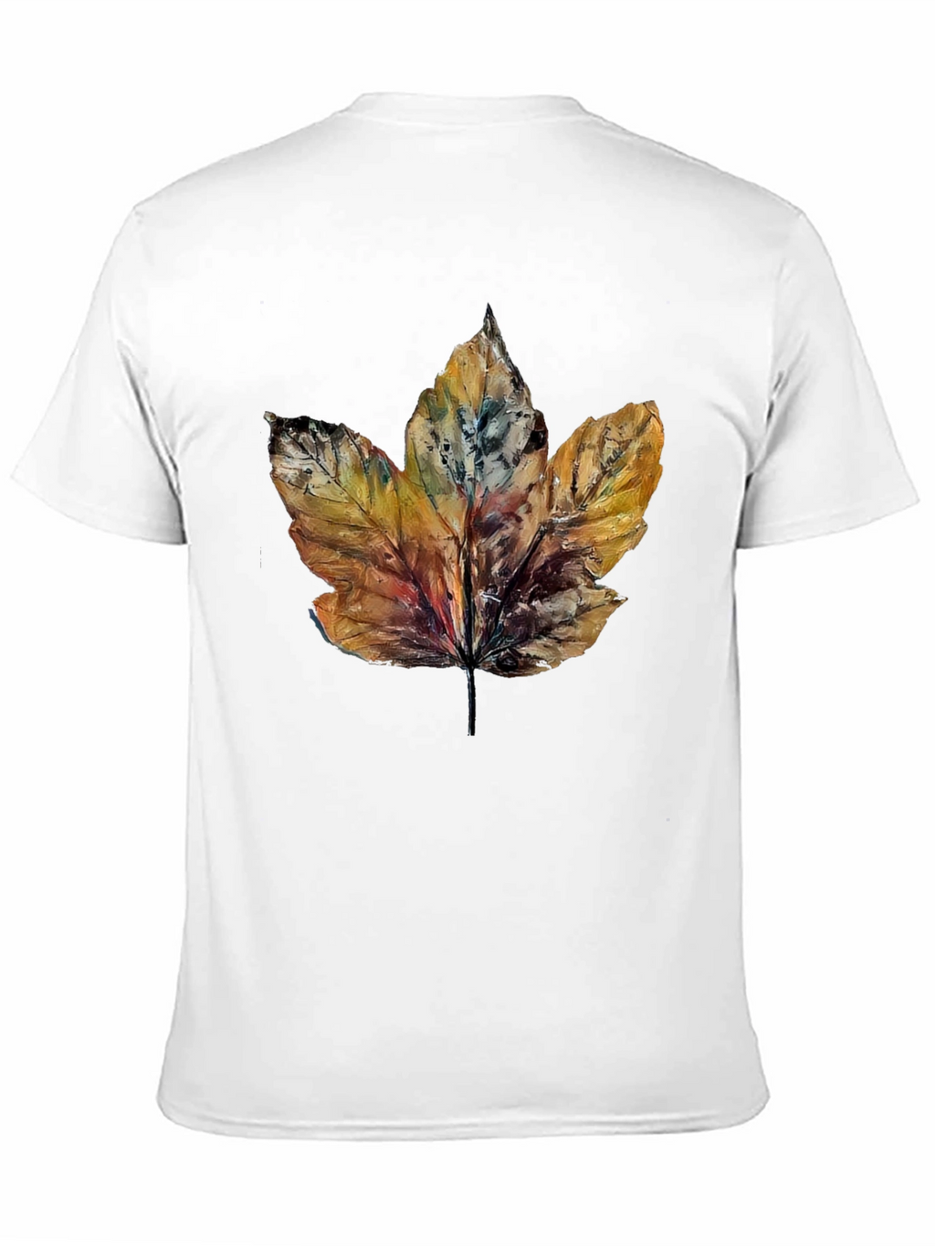 Autumn Leaf Graphic Tee - Nature Inspired T-Shirt