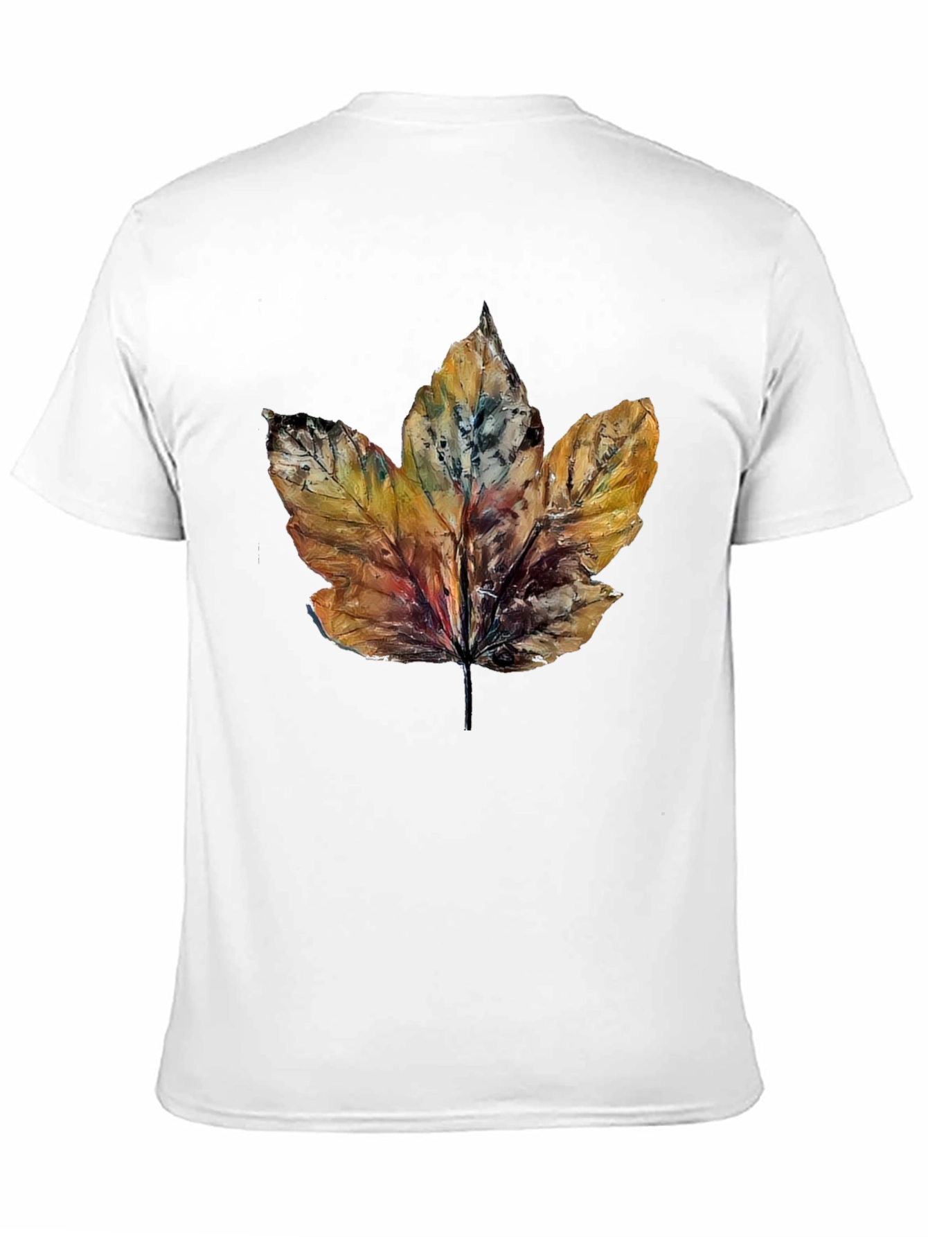 Autumn Leaf Graphic Tee - Nature Inspired T-Shirt