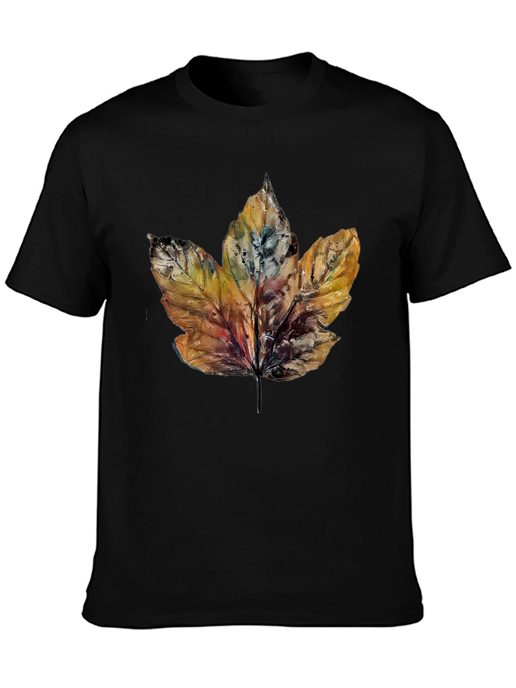 Autumn Leaf Graphic Tee - Nature Inspired T-Shirt