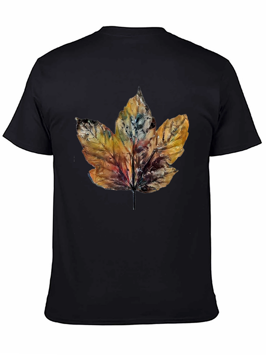 Autumn Leaf Graphic Tee - Nature Inspired T-Shirt