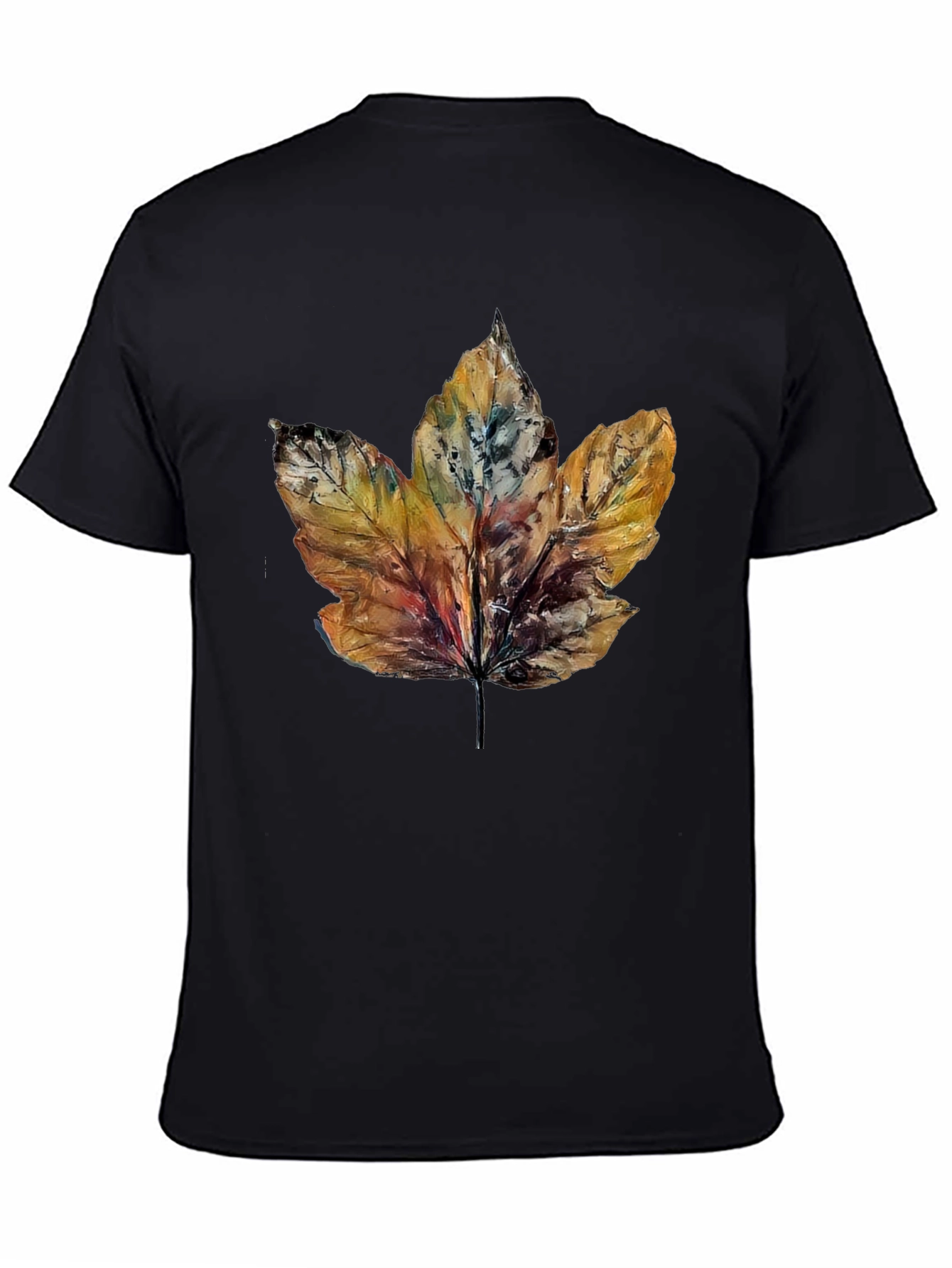 Autumn Leaf Graphic Tee - Nature Inspired T-Shirt