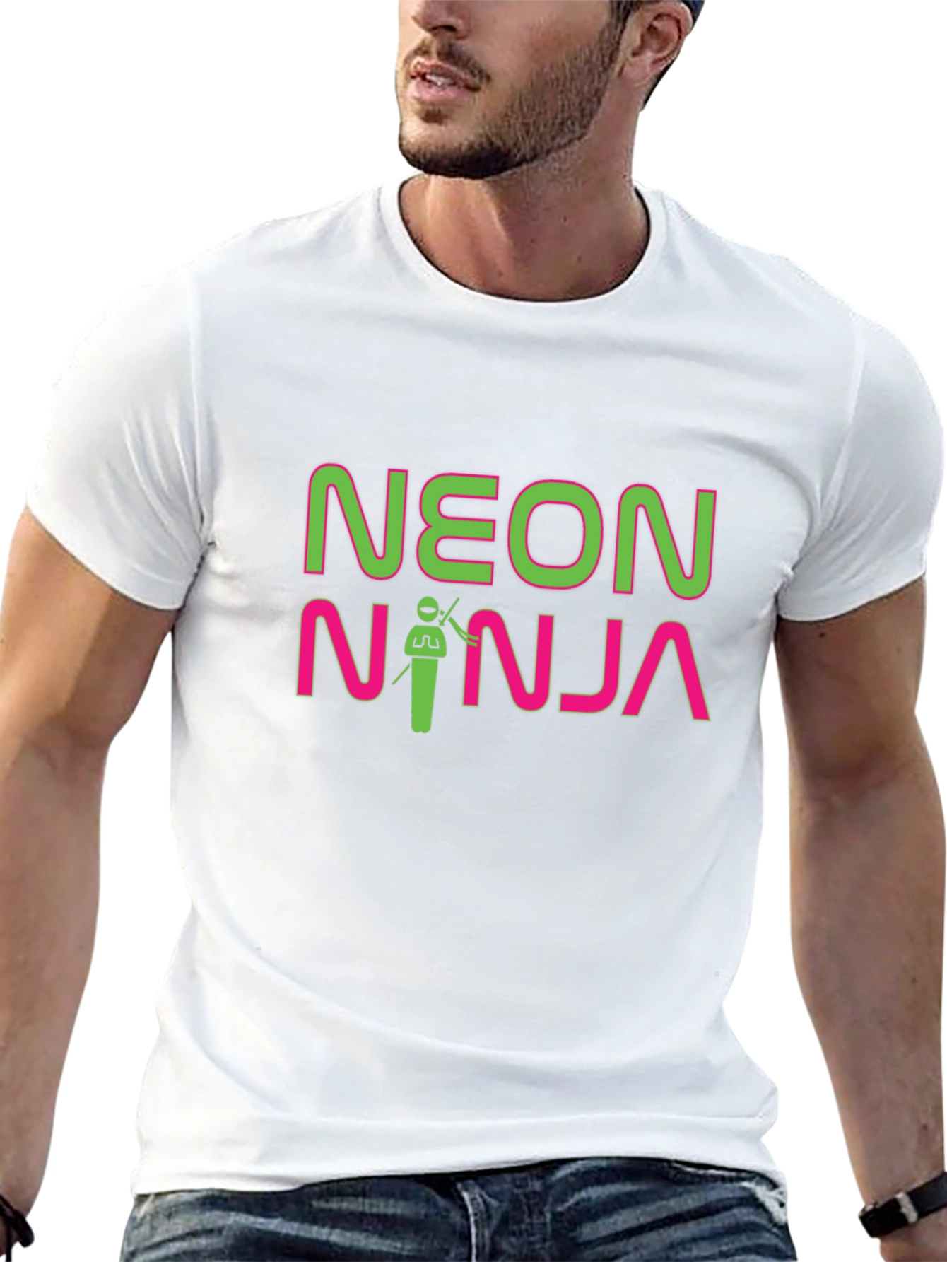 Neon Ninja Graphic T-Shirt