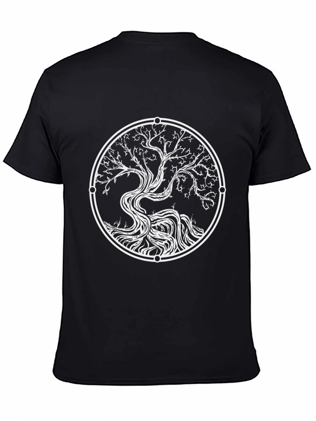 Tree of Life Graphic Tee - Black Casual Shirt